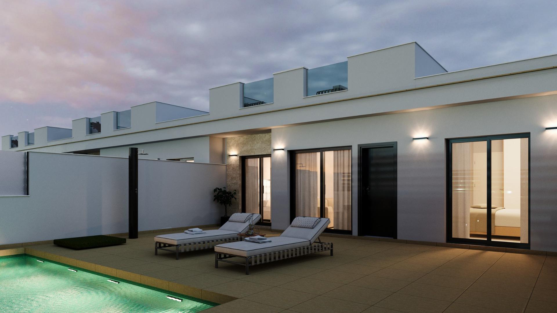 New Build - 2 Bedroom 2 Bathroom Villa in Torre Pacheco - Roldán  - Murcia