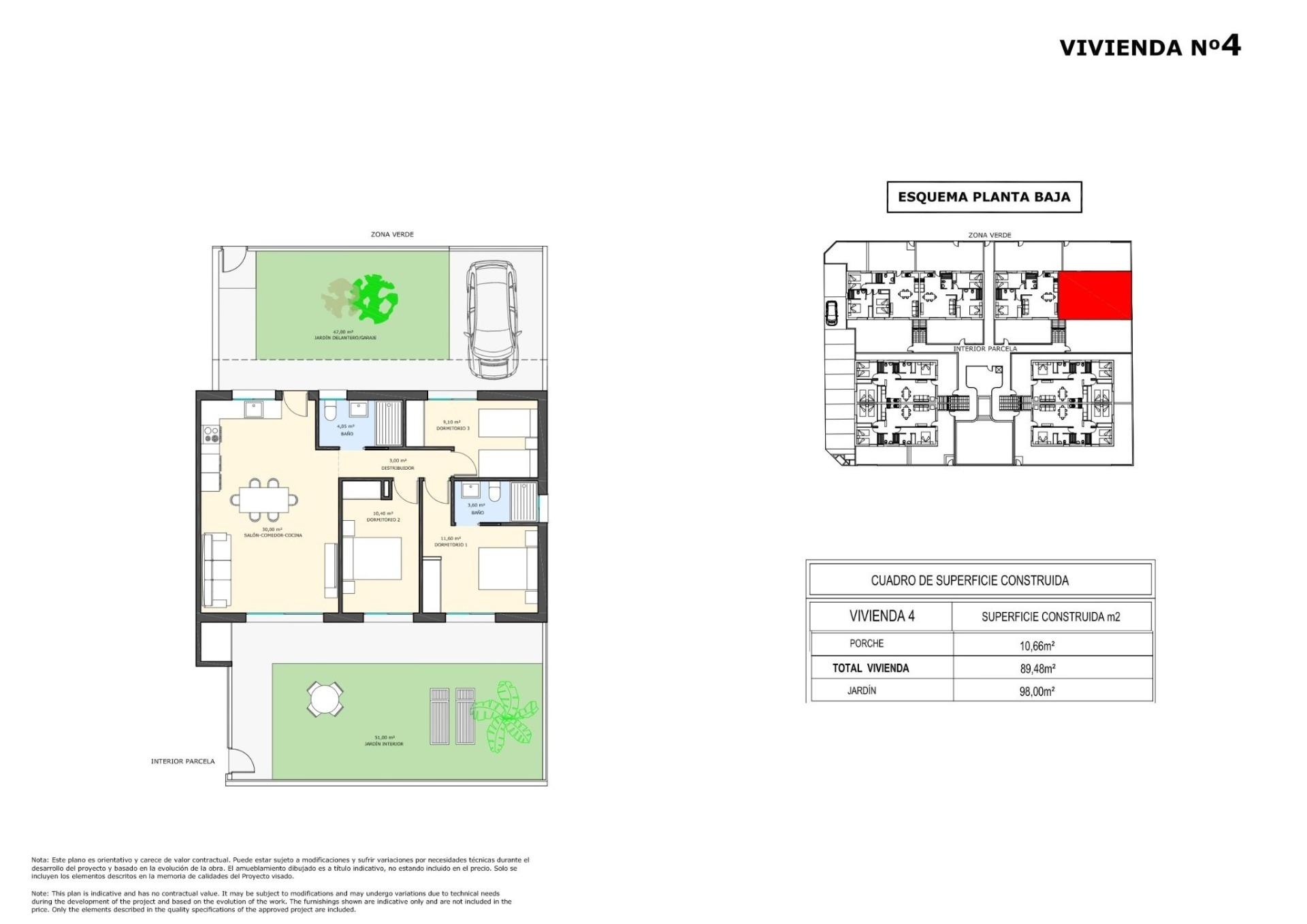 For sale - 3 Bedroom 2 Bathroom Bungalow in Pilar de La Horadada - pueblo  - Alicante