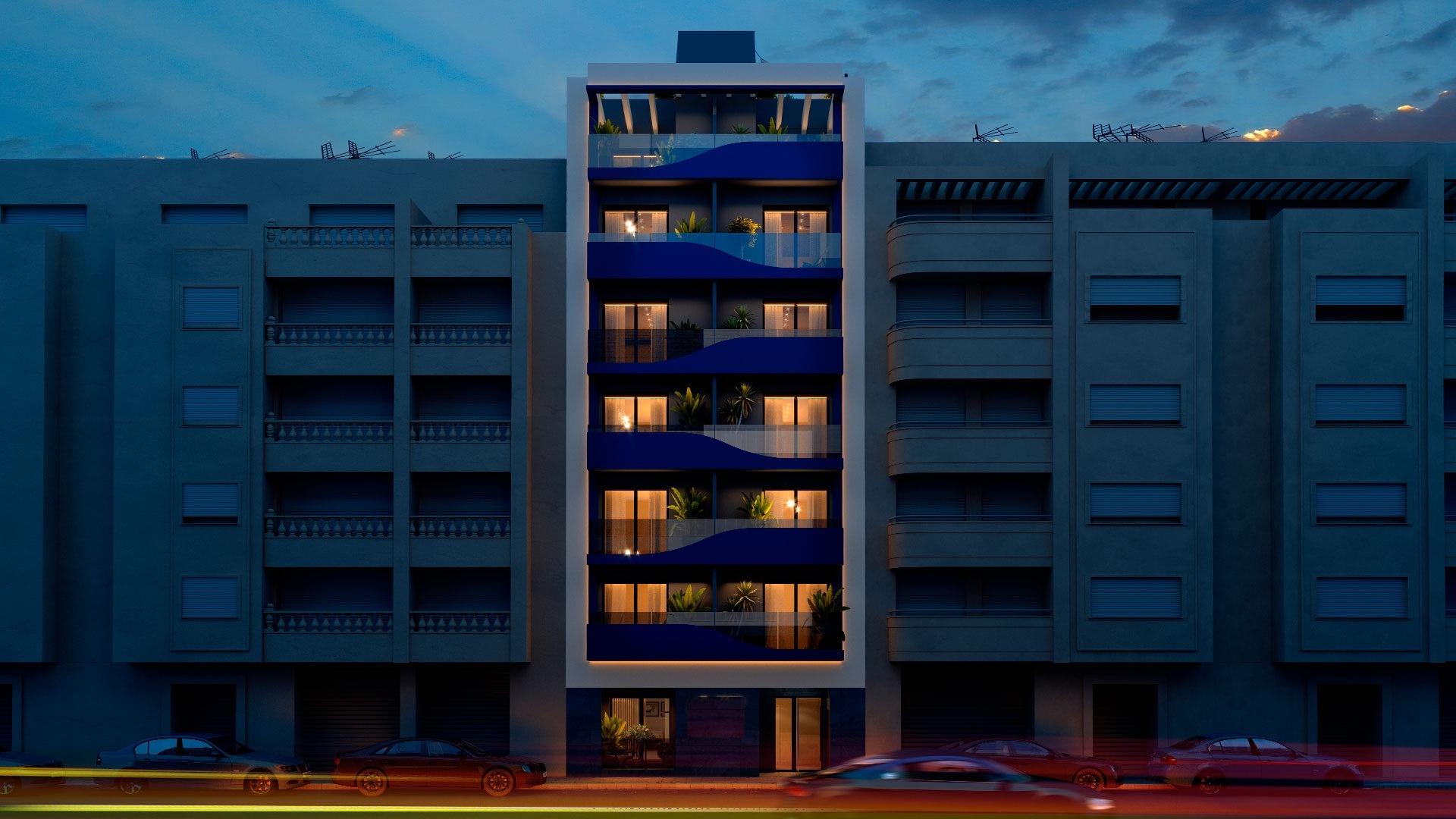 For sale - 1 Bedroom 1 Bathroom Penthouse in Torrevieja - Playa del Acequión  - Alicante