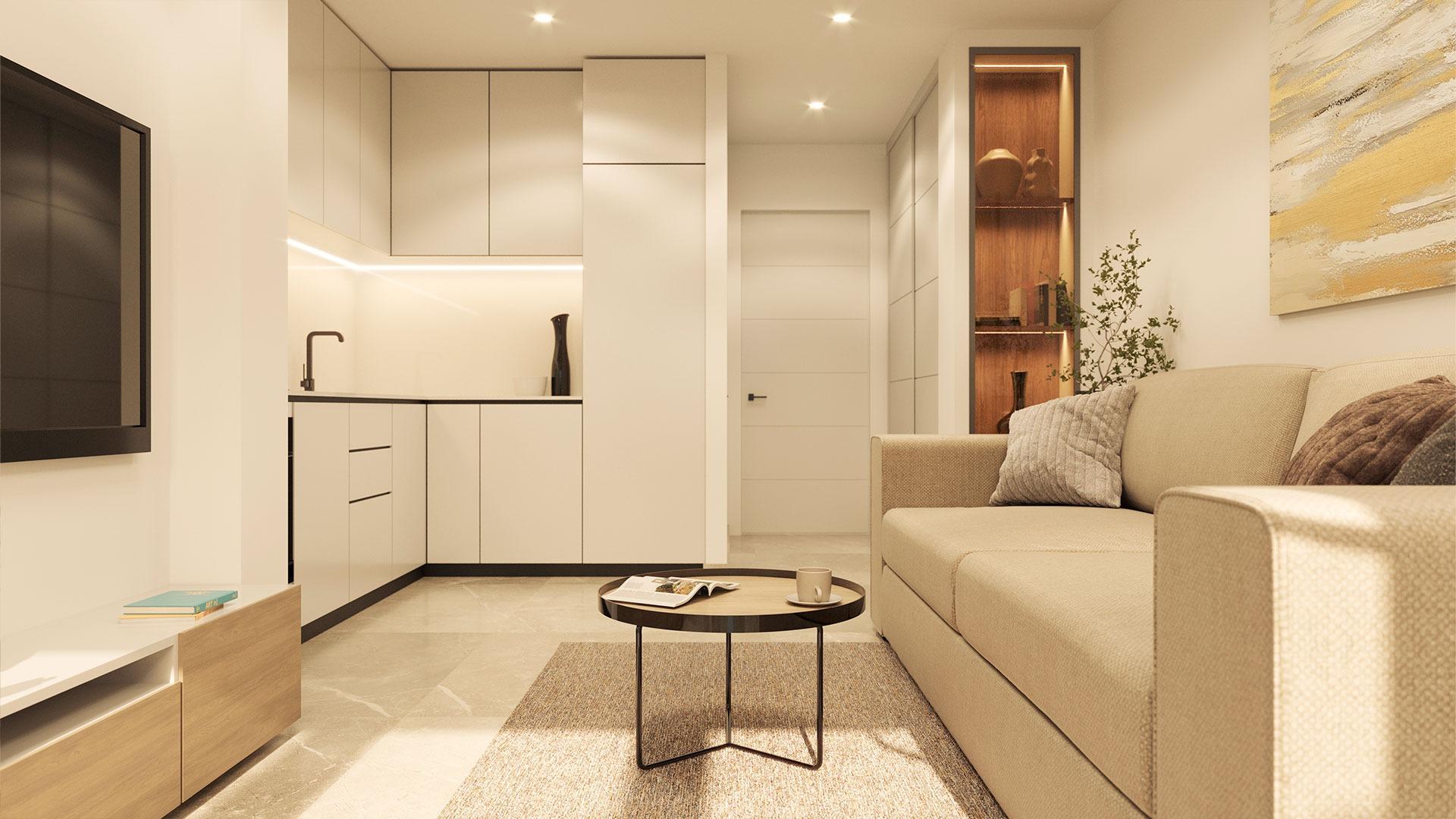 For sale - 1 Bedroom 1 Bathroom Penthouse in Torrevieja - Playa del Acequión  - Alicante