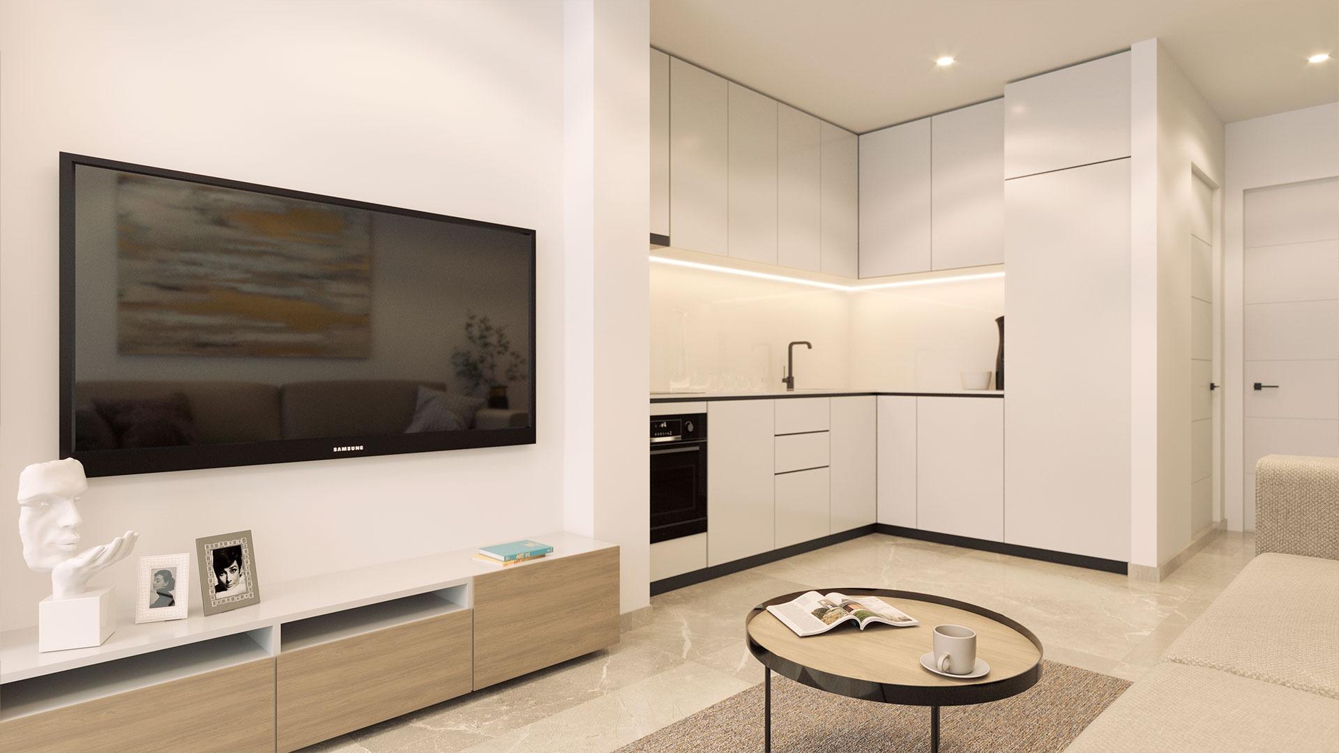 For sale - 1 Bedroom 1 Bathroom Penthouse in Torrevieja - Playa del Acequión  - Alicante