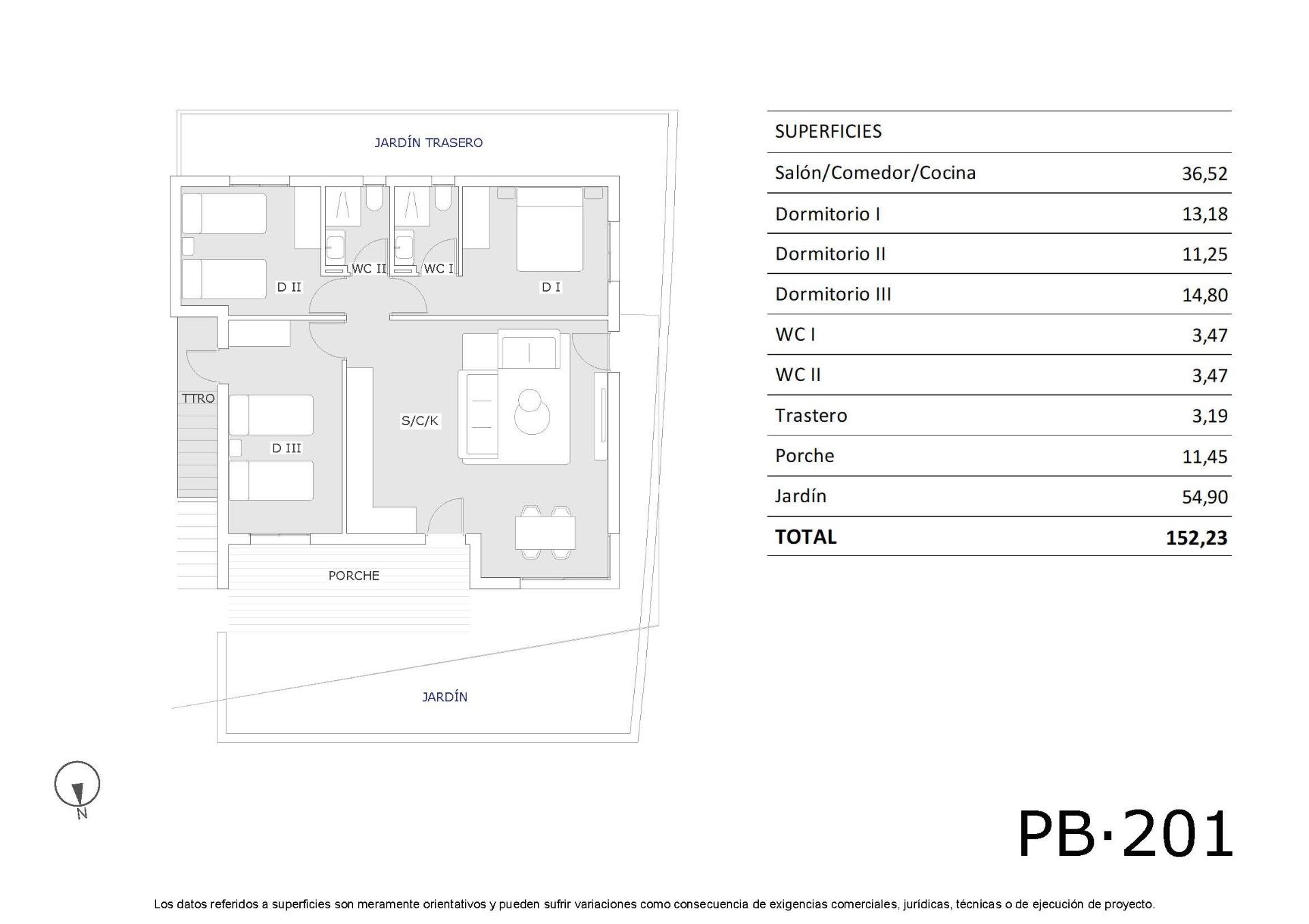 For sale - 3 Bedroom 2 Bathroom Bungalow in San Miguel de Salinas - Pueblo  - Alicante