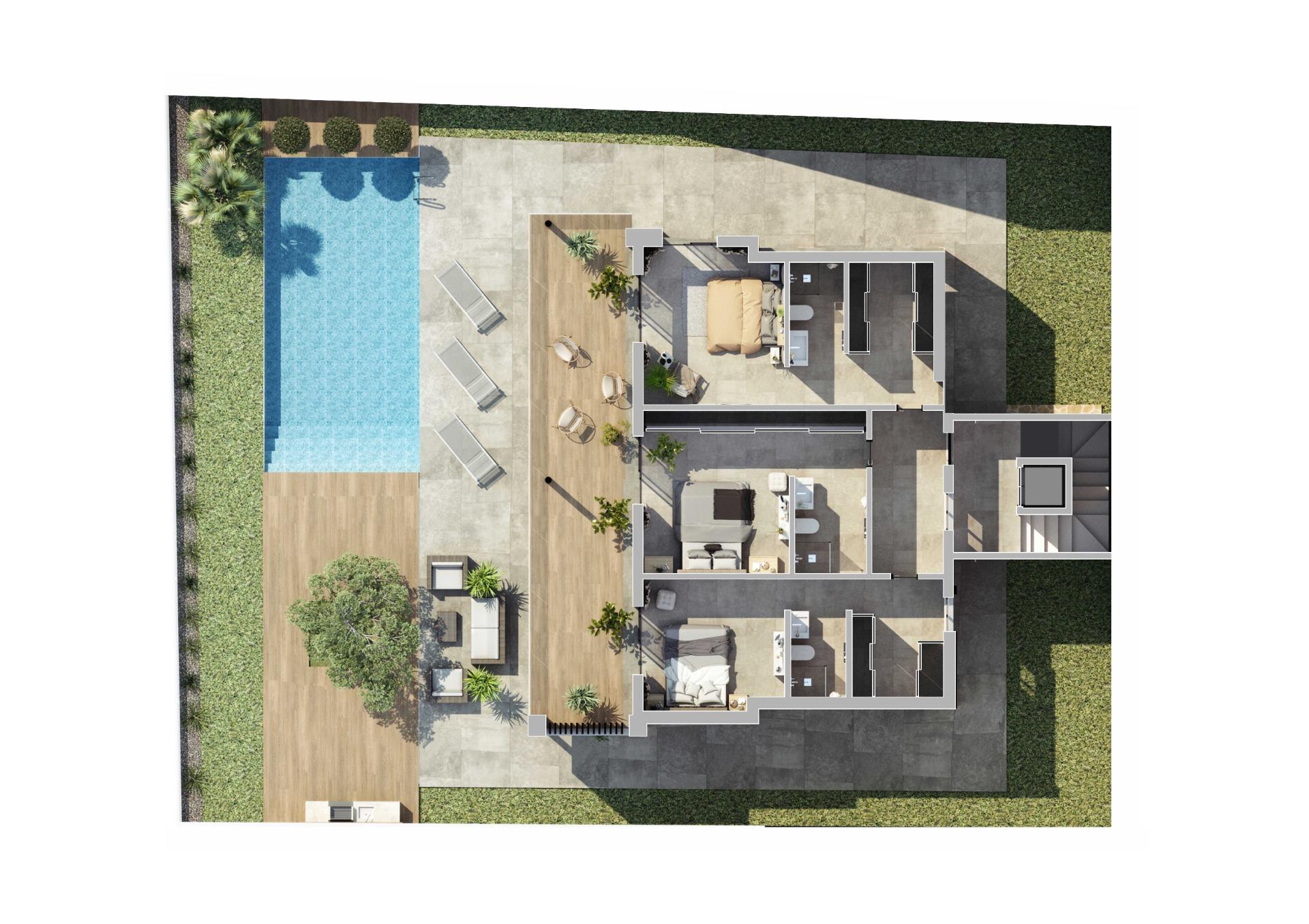 For sale - 4 Bedroom 3 Bathroom Villa in Rojales - Golf La Marquesa (Ciudad Quesada)  - Alicante