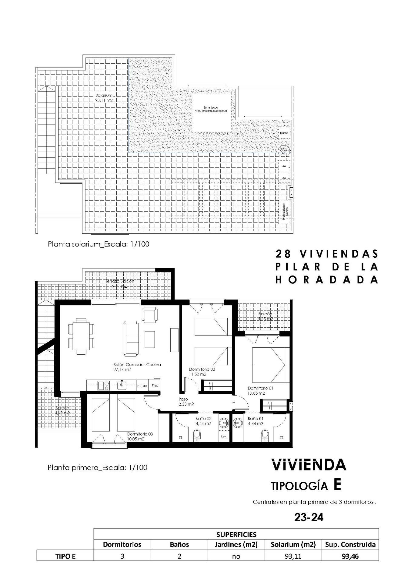 For sale - 3 Bedroom 2 Bathroom Bungalow in Pilar de La Horadada - pueblo  - Alicante