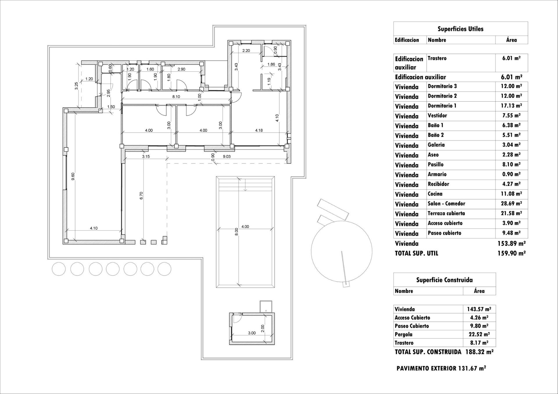 For sale - 3 Bedroom 3 Bathroom Villa in Aspe - Poligono 19  - Alicante