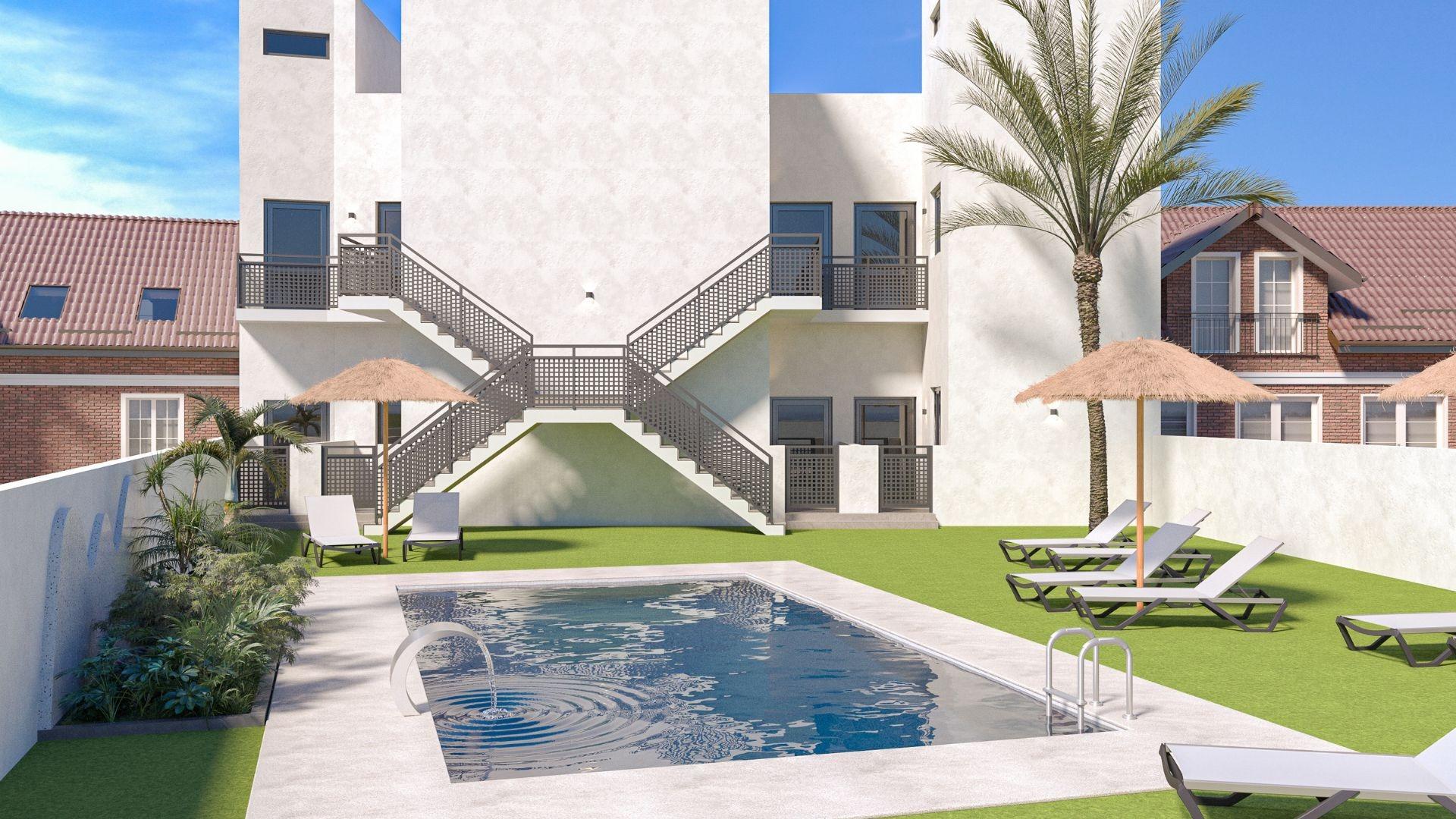 New Build - 2 Bedroom 1 Bathroom Ground floor apartment in Hondón de las Nieves - La Canalosa  - Alicante