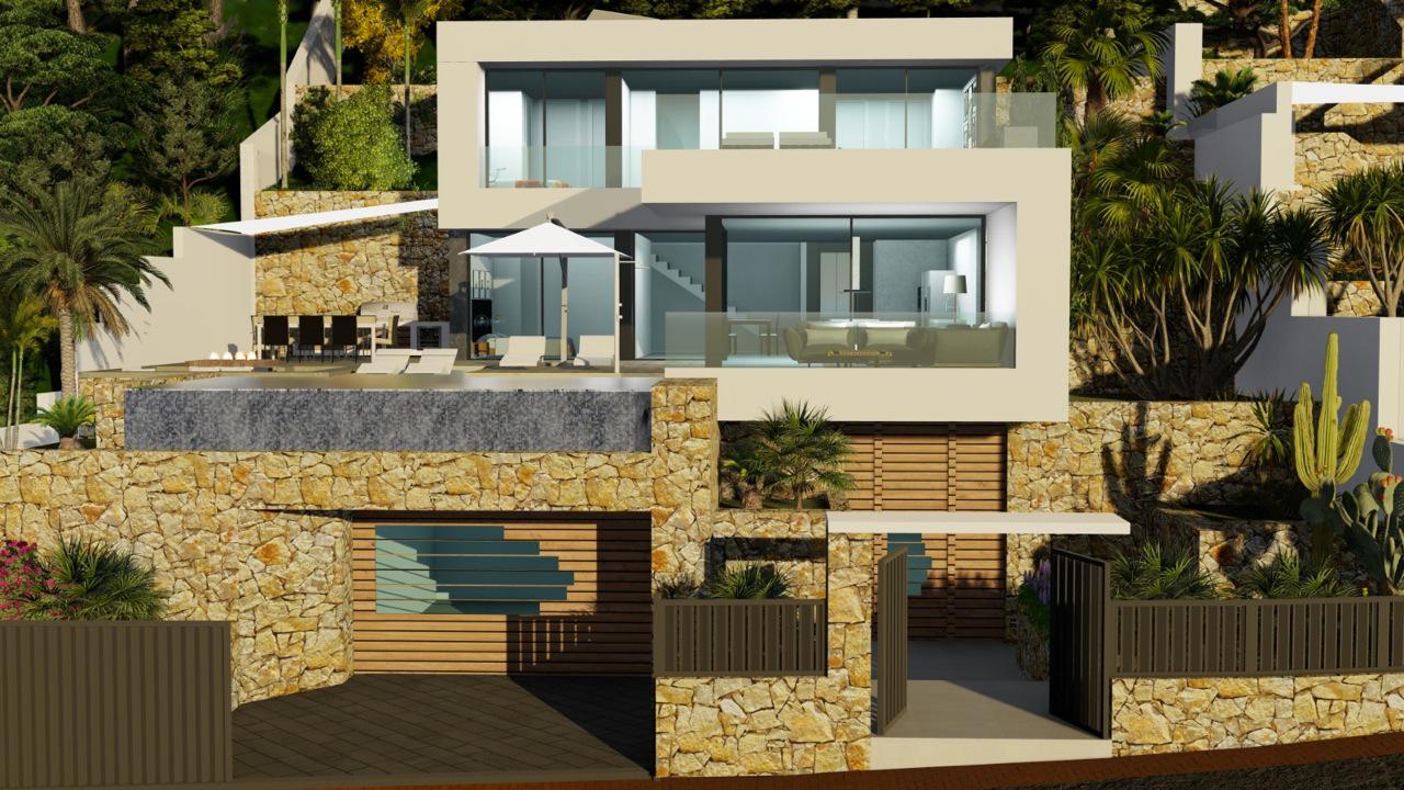 New Build - 4 Bedroom 5 Bathroom Villa in Calpe - Maryvilla  - Alicante