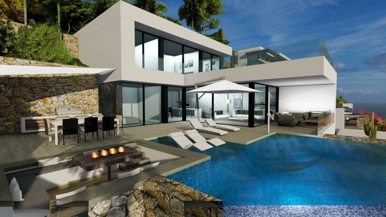 New Build - 4 Bedroom 5 Bathroom Villa in Calpe - Maryvilla  - Alicante