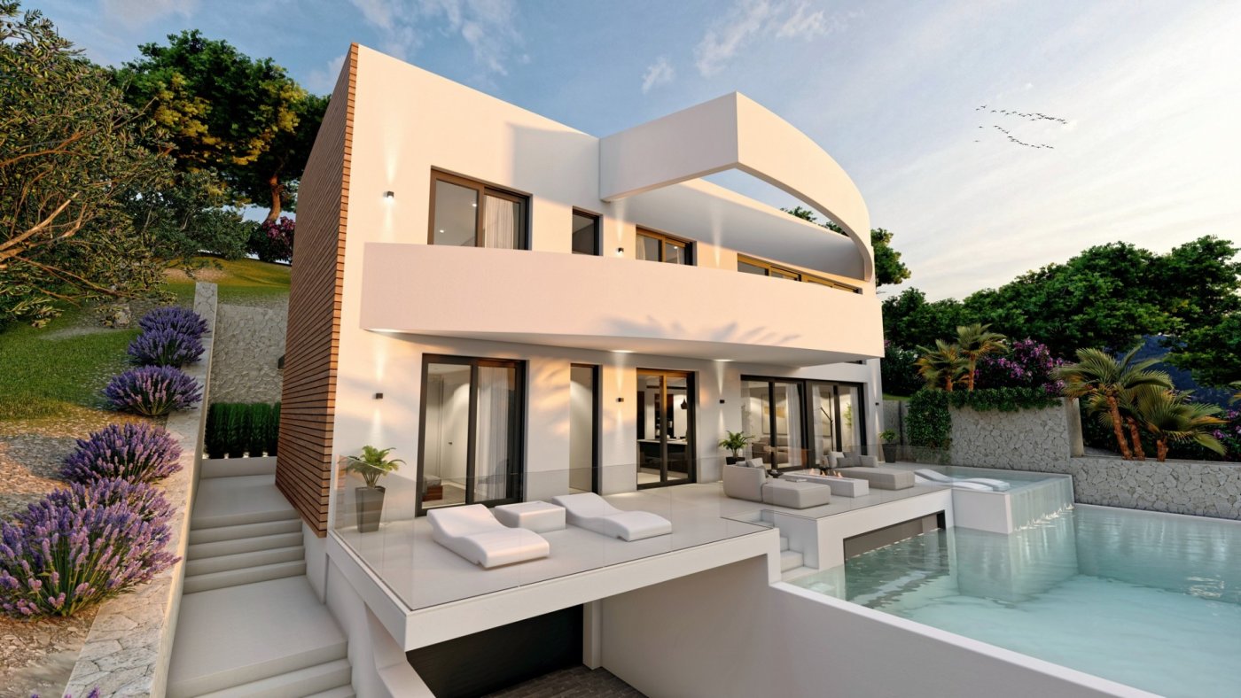 New Build - 4 Bedroom 5 Bathroom Villa in Altea - Sierra Altea  - Alicante