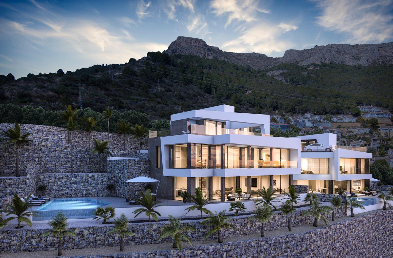 New Build - 4 Bedroom 6 Bathroom Villa in Calpe - Cucarres  - Alicante
