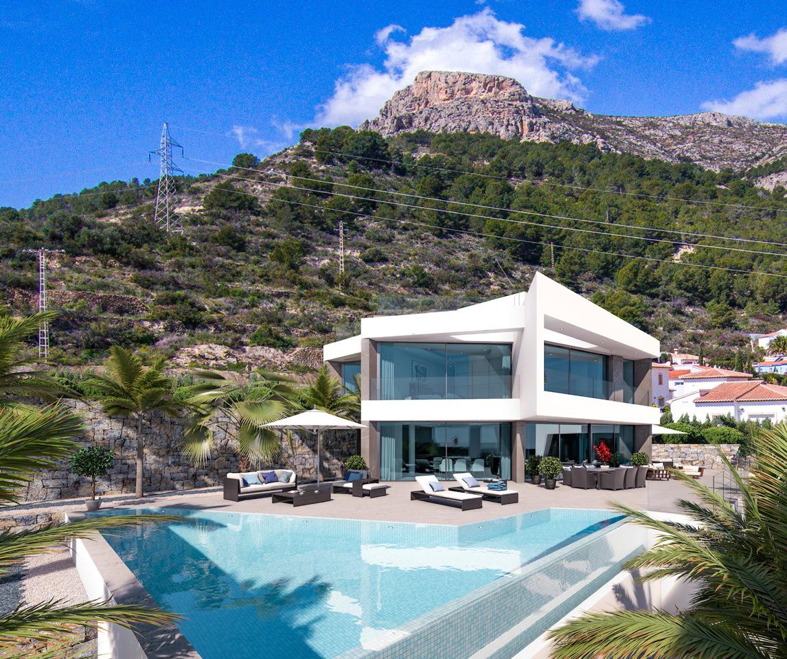New Build - 4 Bedroom 6 Bathroom Villa in Calpe - Cucarres  - Alicante