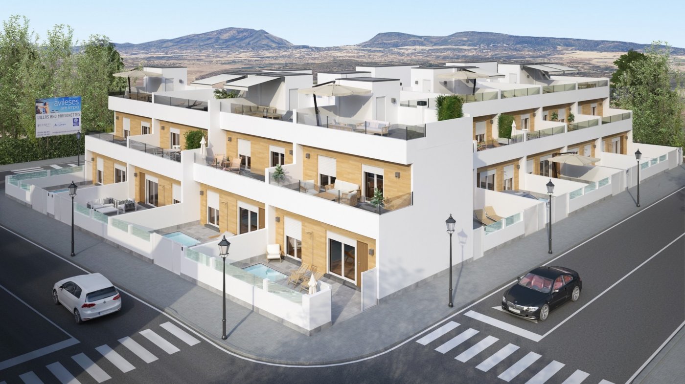 New Build - 3 Bedroom 2 Bathroom Town House in Avileses - Avileses  - Murcia