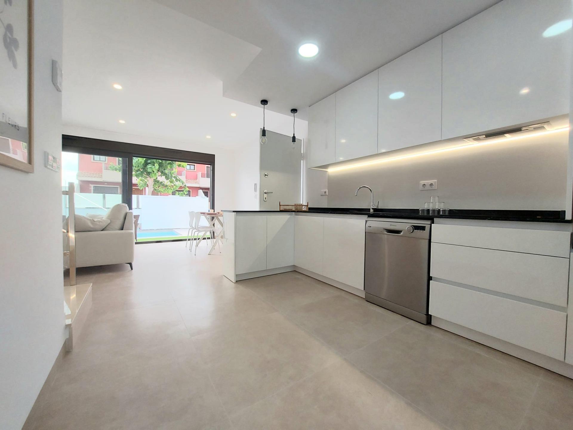 New Build - 3 Bedroom 3 Bathroom Key Ready Villa in San Pedro del Pinatar - El Salero  - Murcia