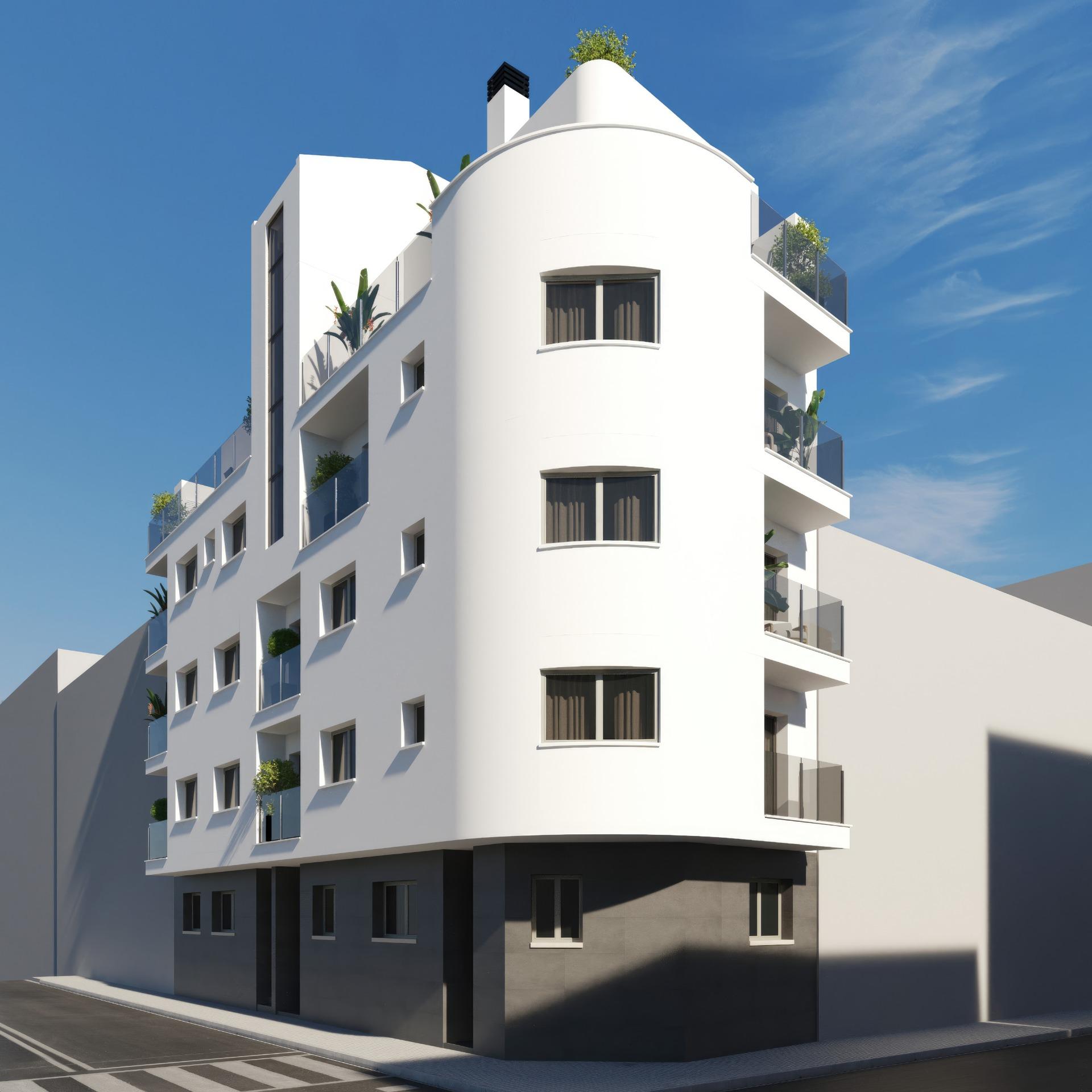 New Build - 1 Bedroom 1 Bathroom Apartment in Torrevieja - Centro  - Alicante