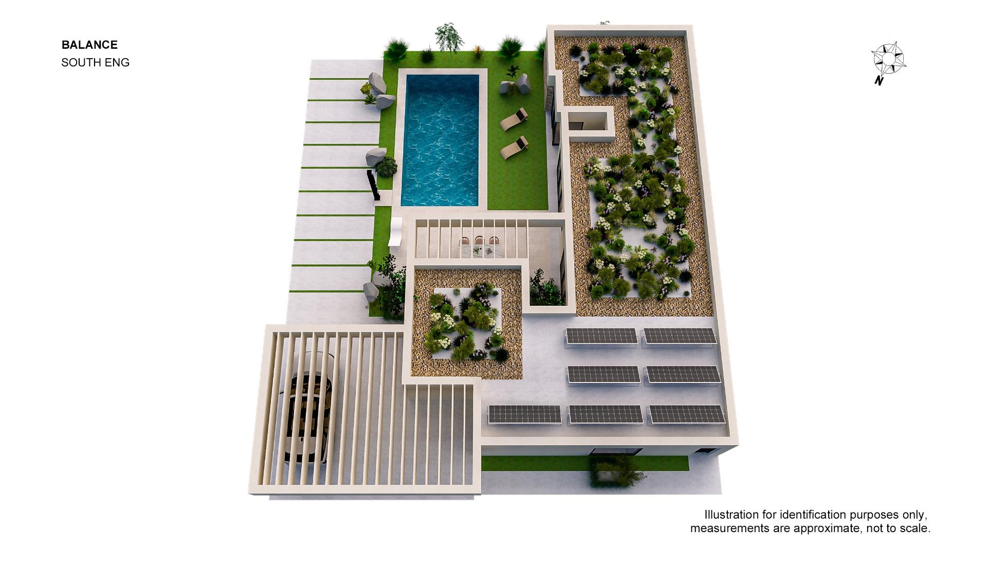 New Build - 3 Bedroom 2 Bathroom Villa in Baños y Mendigo - Altaona Golf  - Murcia