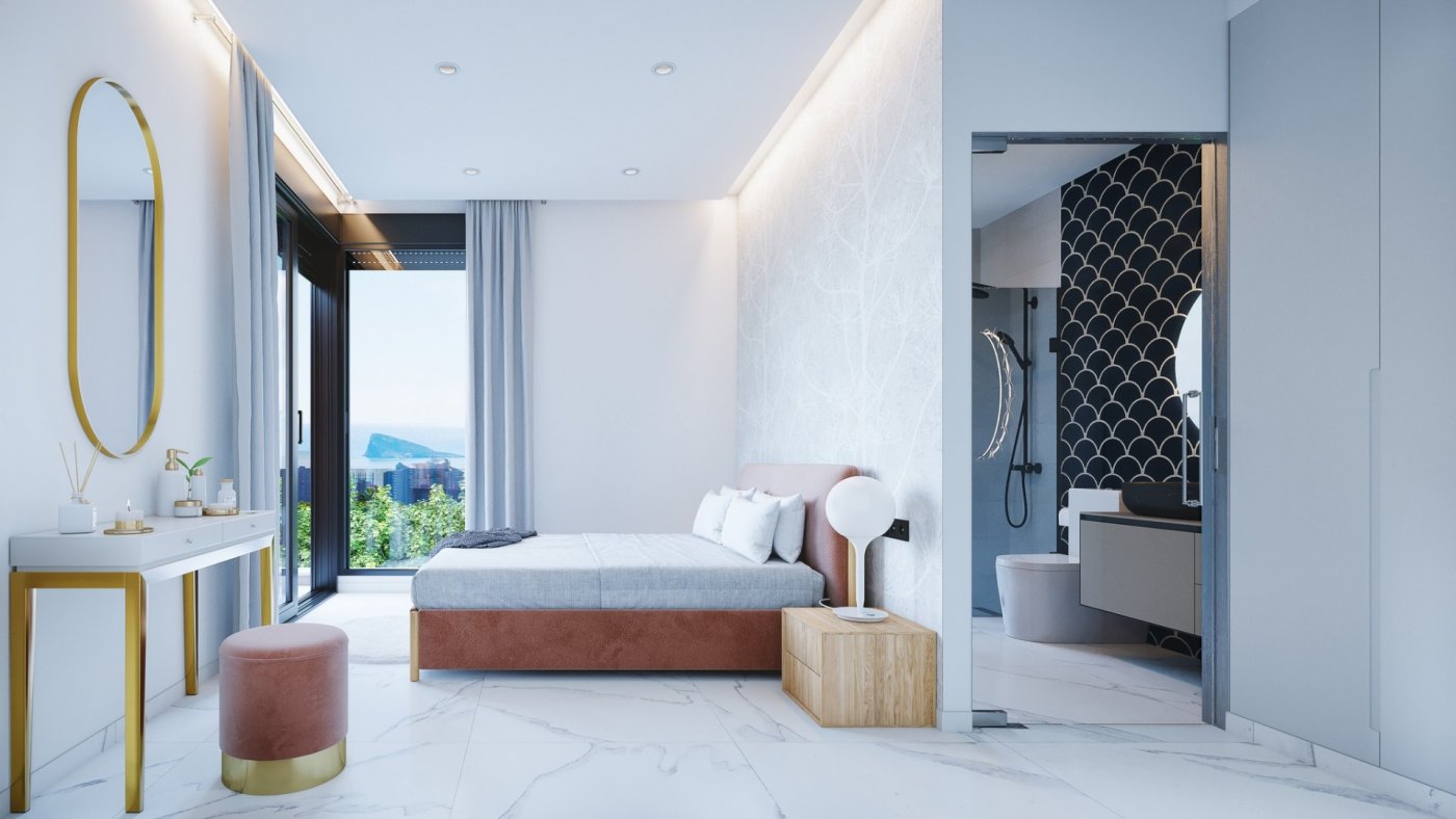 New Build - 4 Bedroom 4 Bathroom Villa in Finestrat - Sierra Cortina  - Alicante