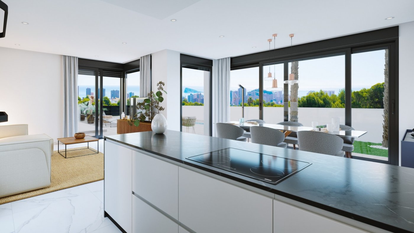 New Build - 4 Bedroom 4 Bathroom Villa in Finestrat - Sierra Cortina  - Alicante