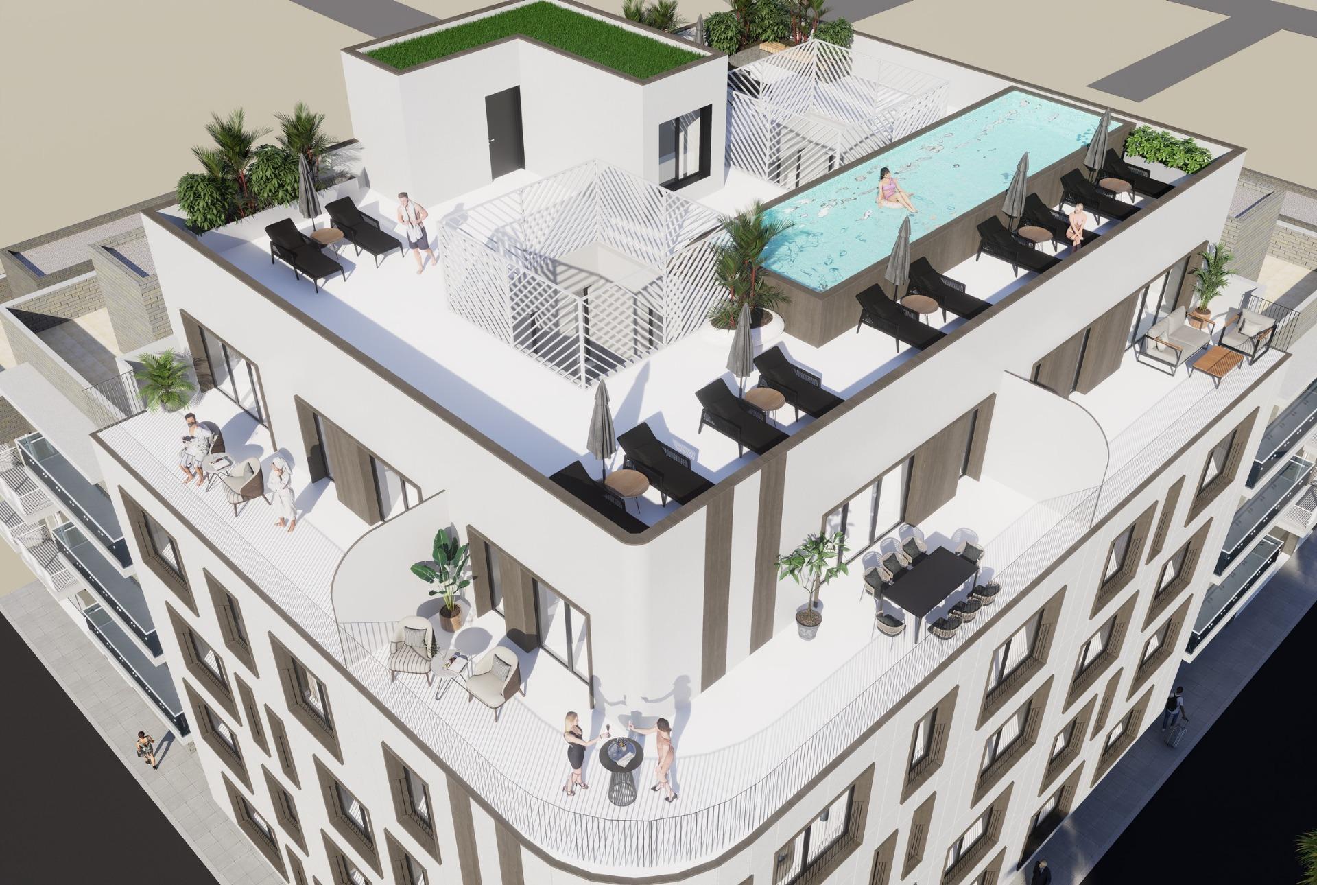 New Build - 2 Bedroom 1 Bathroom Apartment in Torrevieja - El acequión  - Alicante