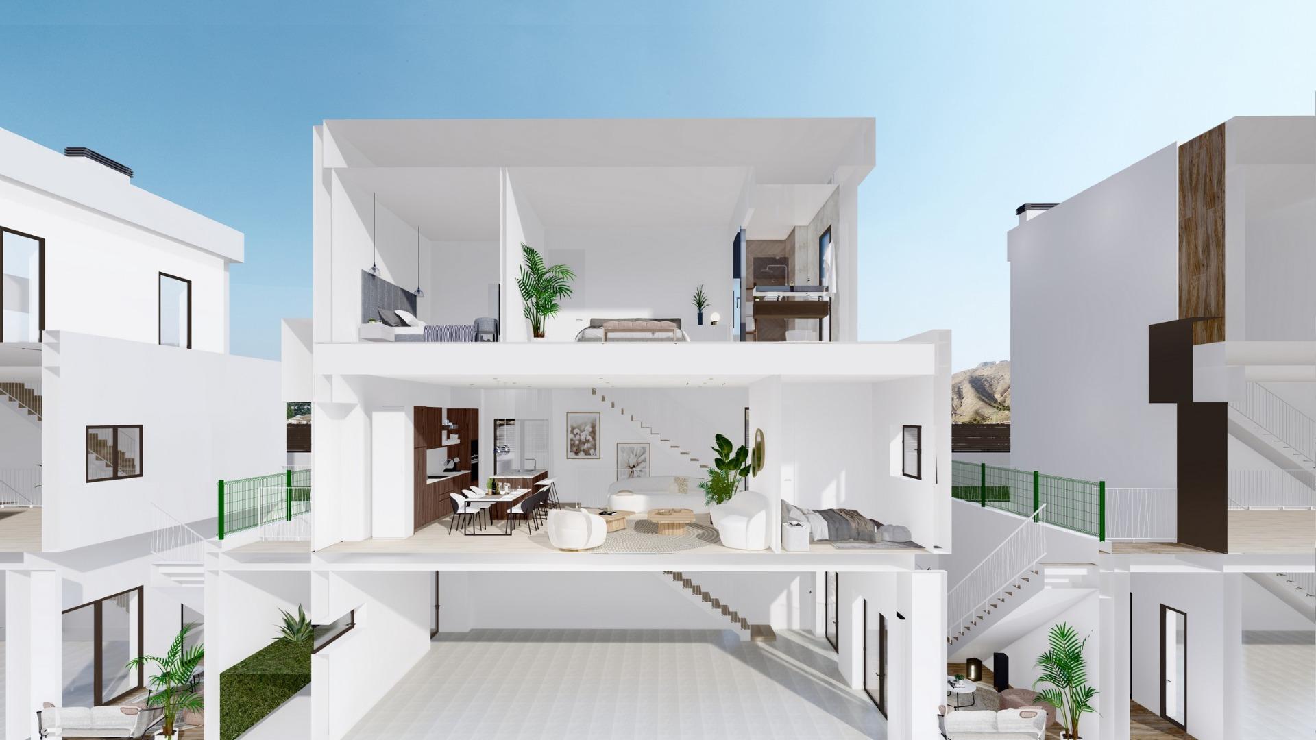 New Build - 3 Bedroom 3 Bathroom Villa in Finestrat - Golf Bahia  - Alicante