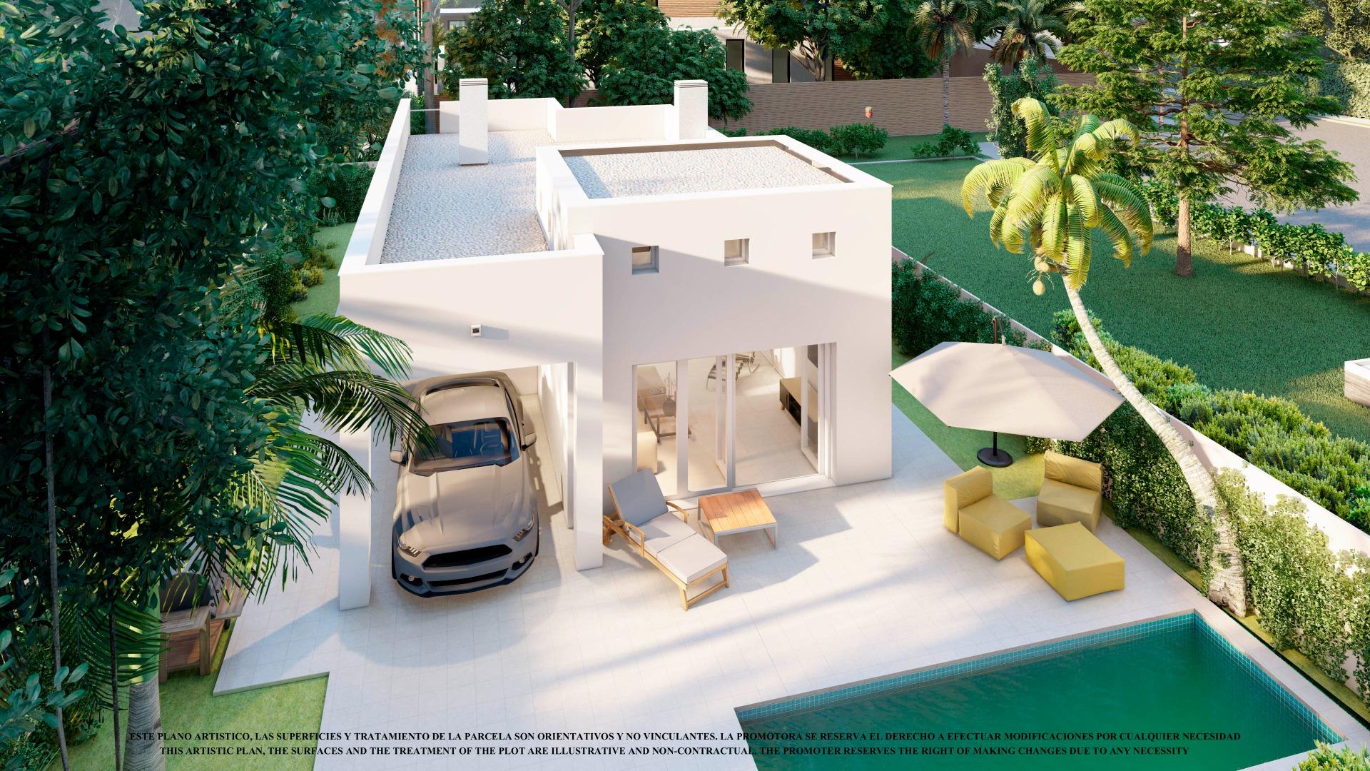 New Build - 3 Bedroom 2 Bathroom Villa in Los Alcazares - Serena Golf  - Murcia