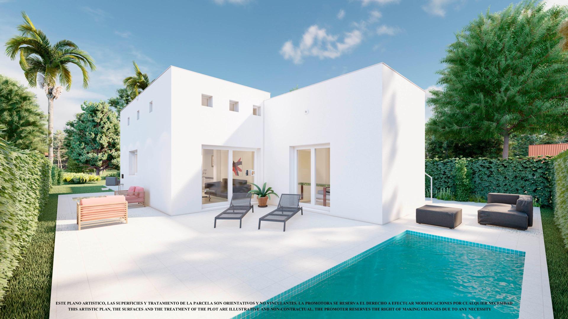 New Build - 3 Bedroom 2 Bathroom Villa in Los Alcazares - Serena Golf  - Murcia