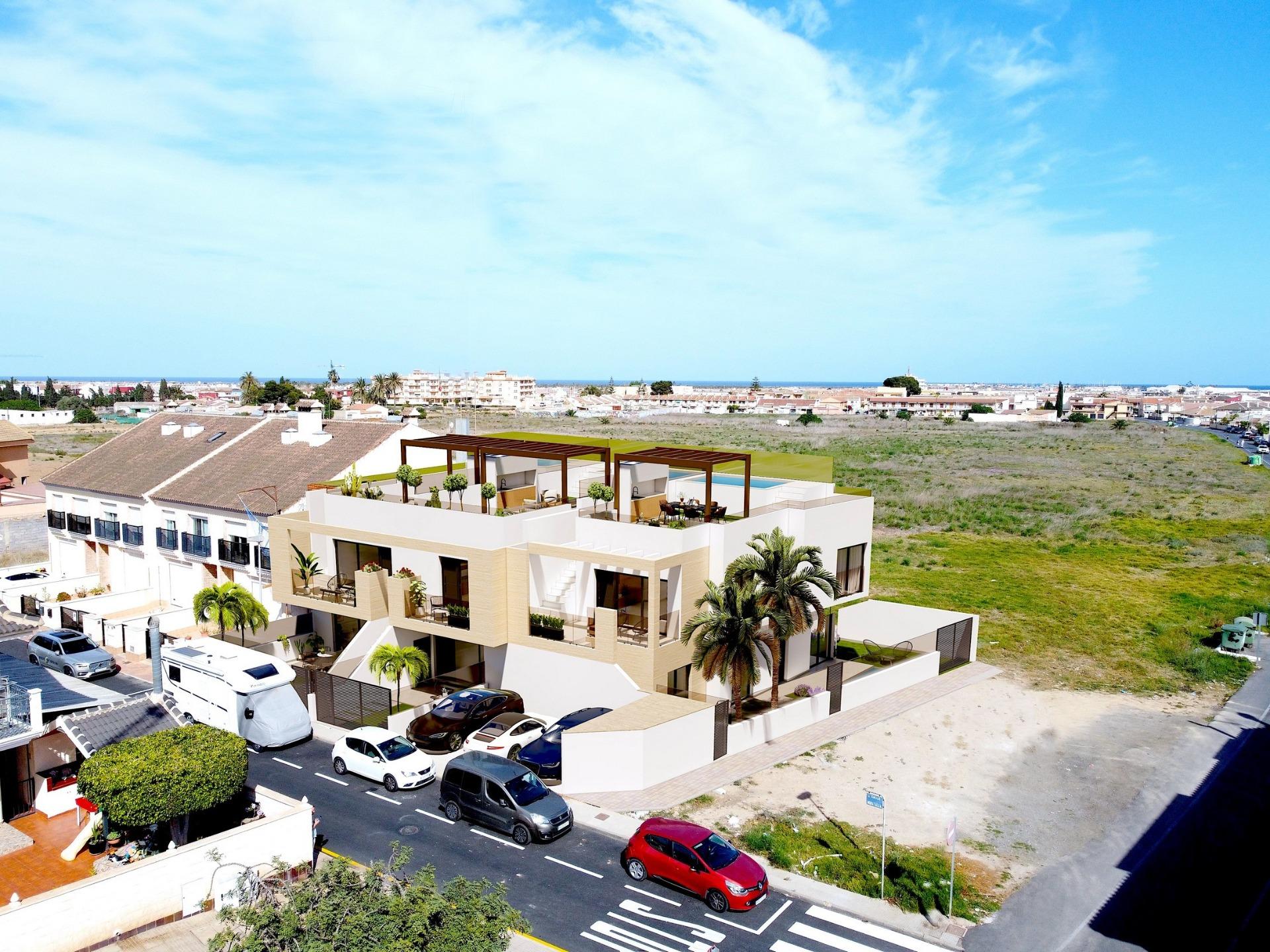 New Build - 2 Bedroom 2 Bathroom Bungalow in San Pedro del Pinatar - Lo Pagan  - Murcia