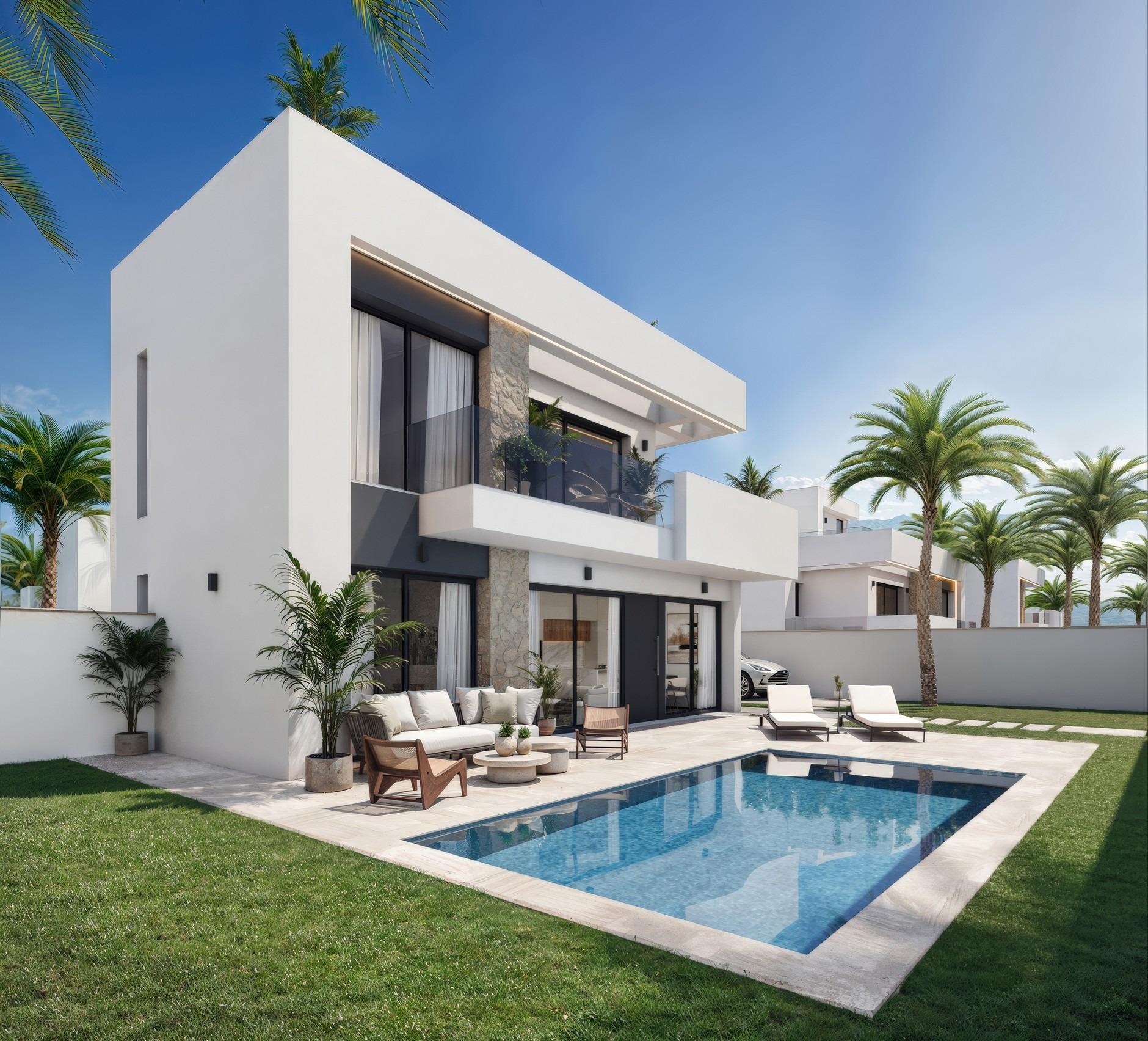New Build - 3 Bedroom 4 Bathroom Villa in Torre Pacheco - Santa Rosalia Lake And Life Resort  - Murcia