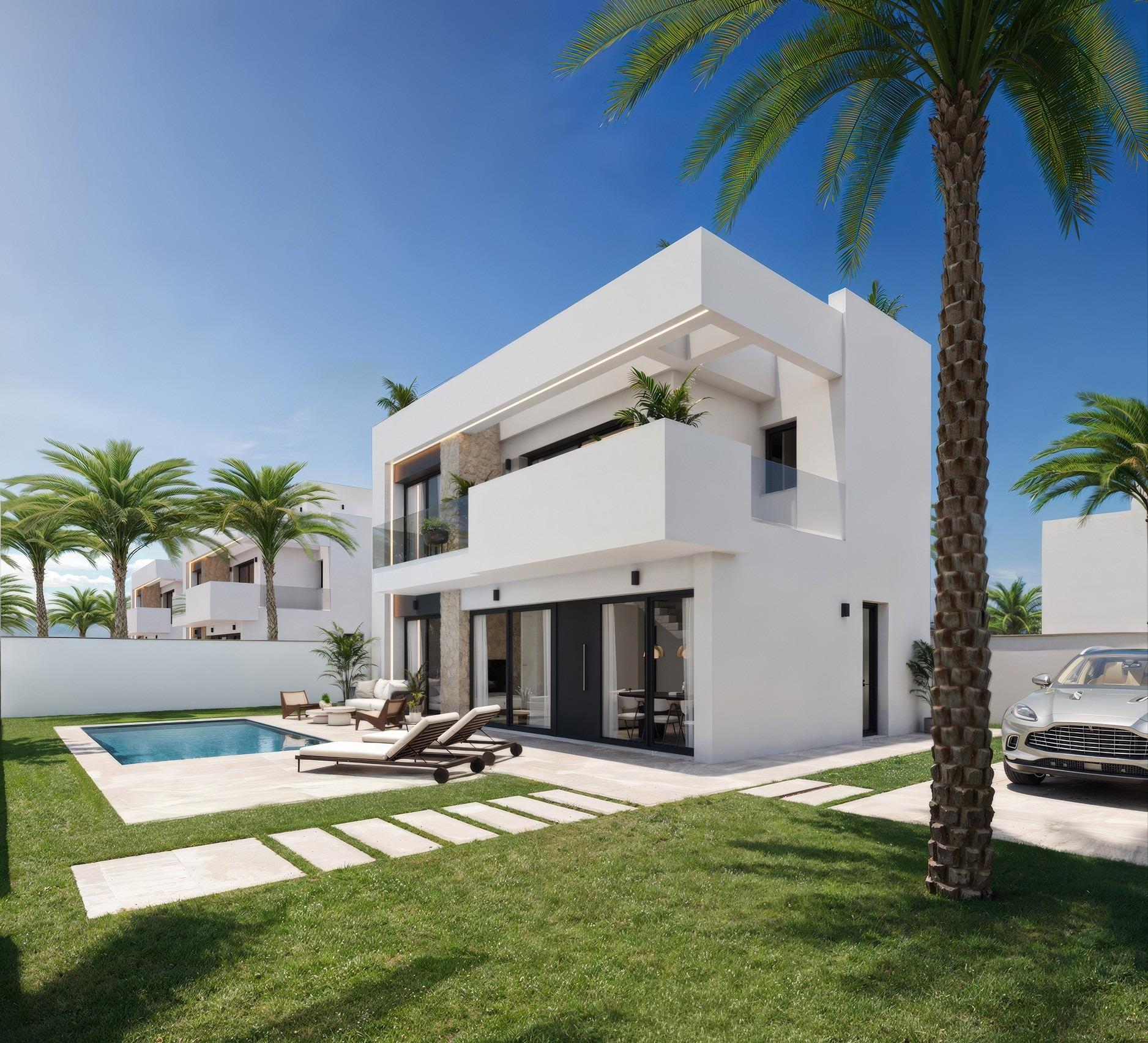 New Build - 3 Bedroom 4 Bathroom Villa in Torre Pacheco - Santa Rosalia Lake And Life Resort  - Murcia