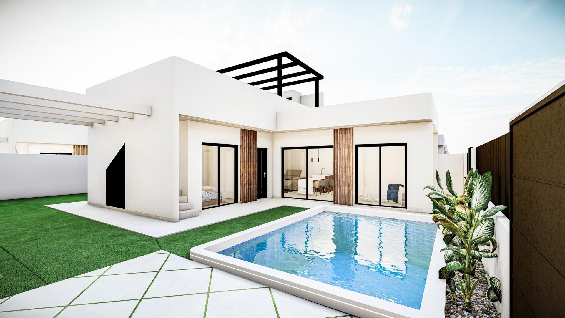 New Build - 3 Bedroom 2 Bathroom Villa in Torre Pacheco - Roldán  - Murcia
