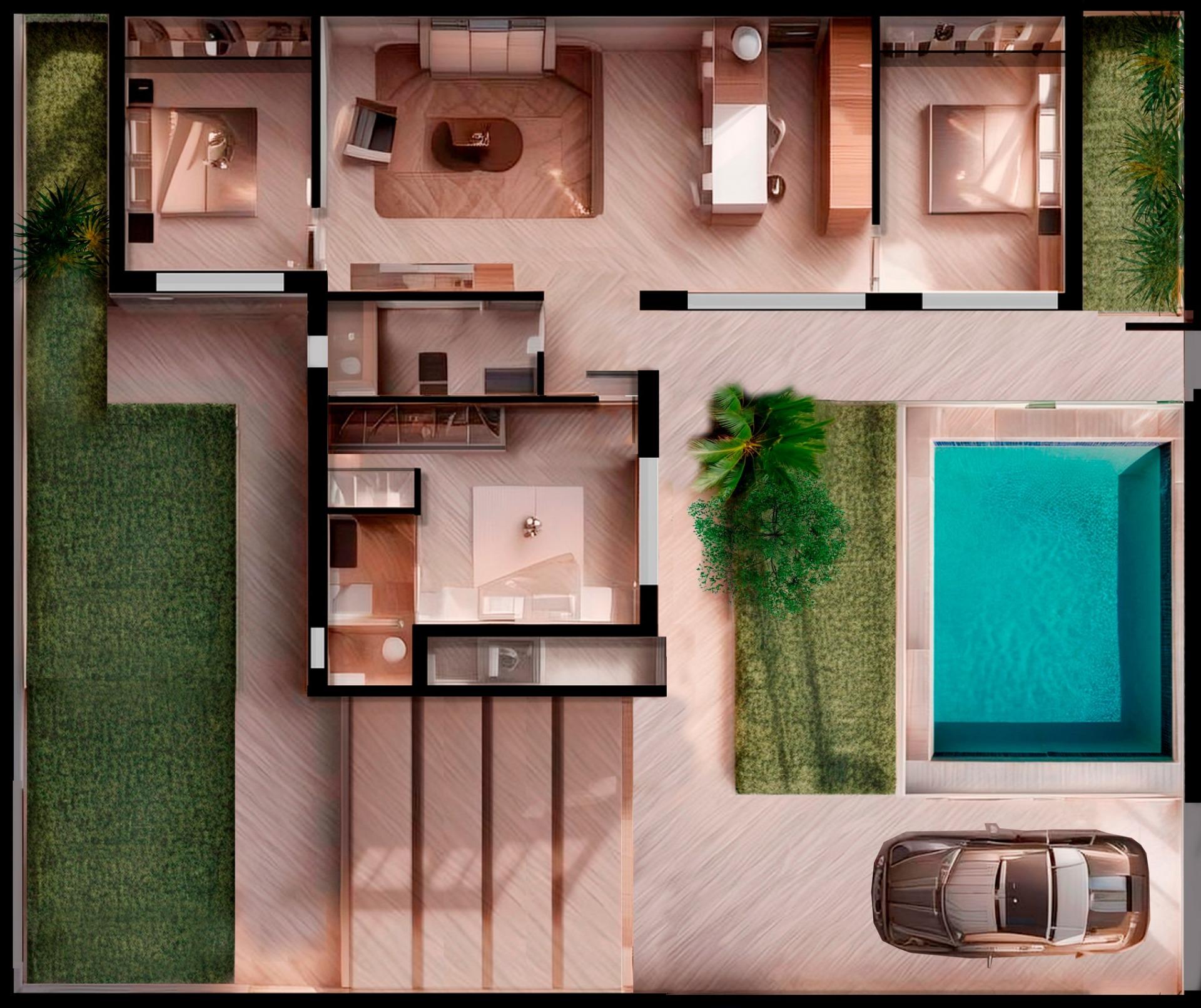 New Build - 3 Bedroom 2 Bathroom Villa in Torre Pacheco - Roldán  - Murcia