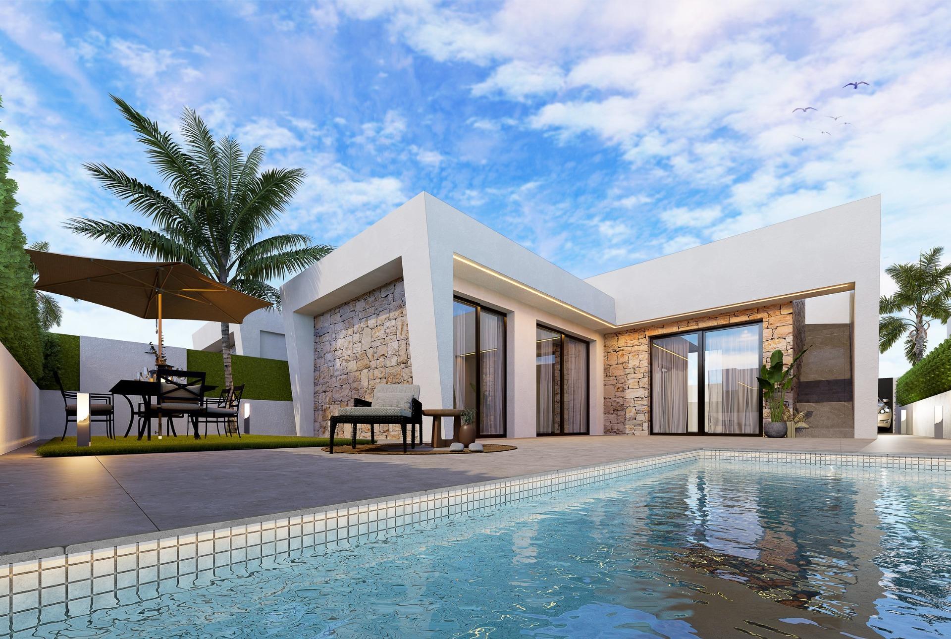 New Build - 3 Bedroom 2 Bathroom Villa in Torre Pacheco - Roldán  - Murcia