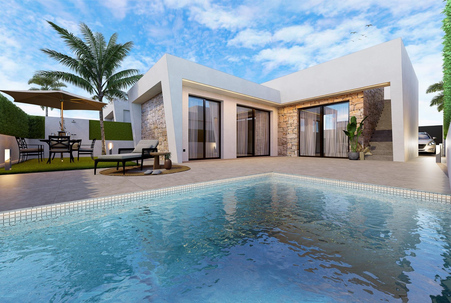 New Build - 3 Bedroom 2 Bathroom Villa in Torre Pacheco - Roldán  - Murcia