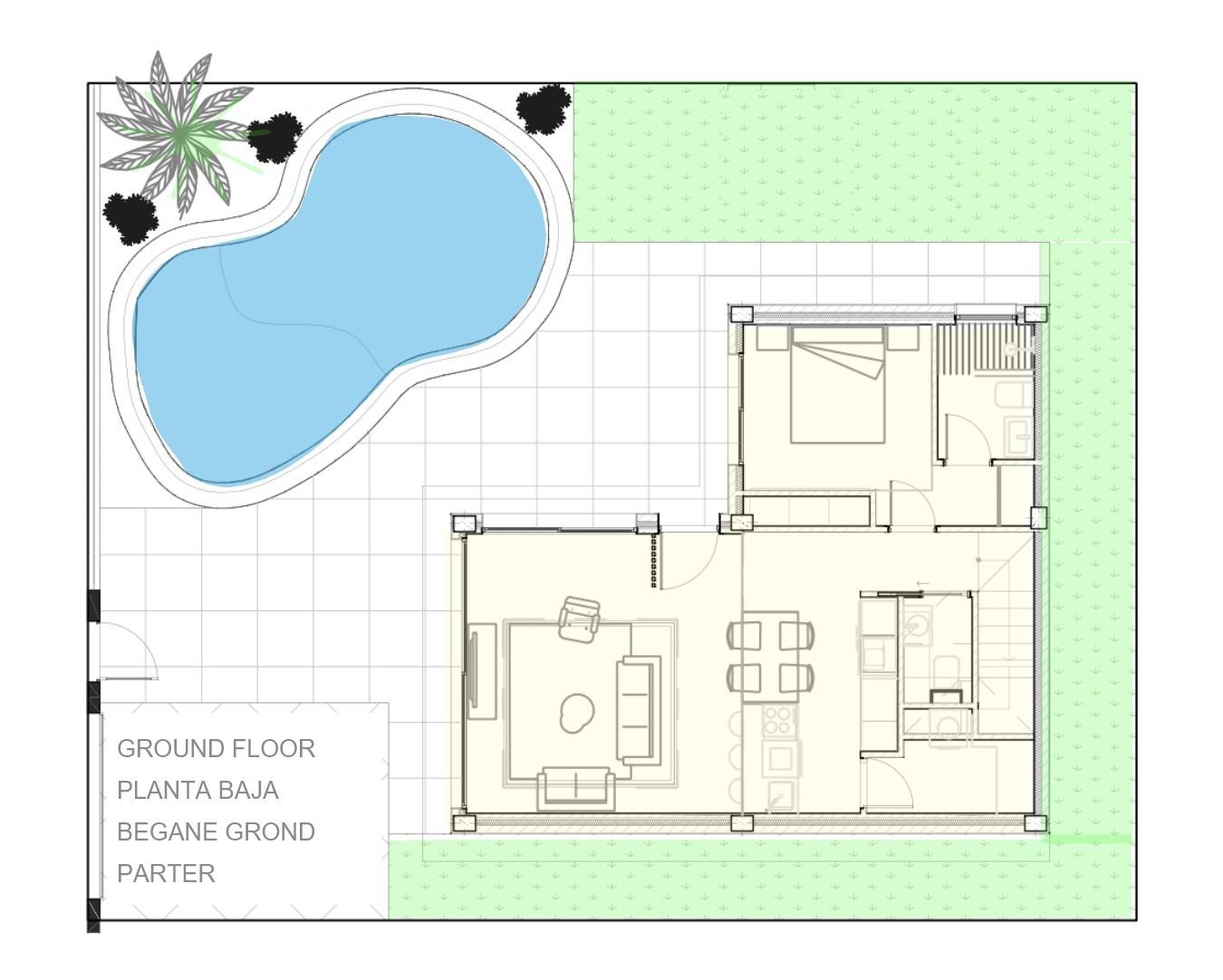 New Build - 3 Bedroom 3 Bathroom Villa in Torre Pacheco - Roldán  - Murcia