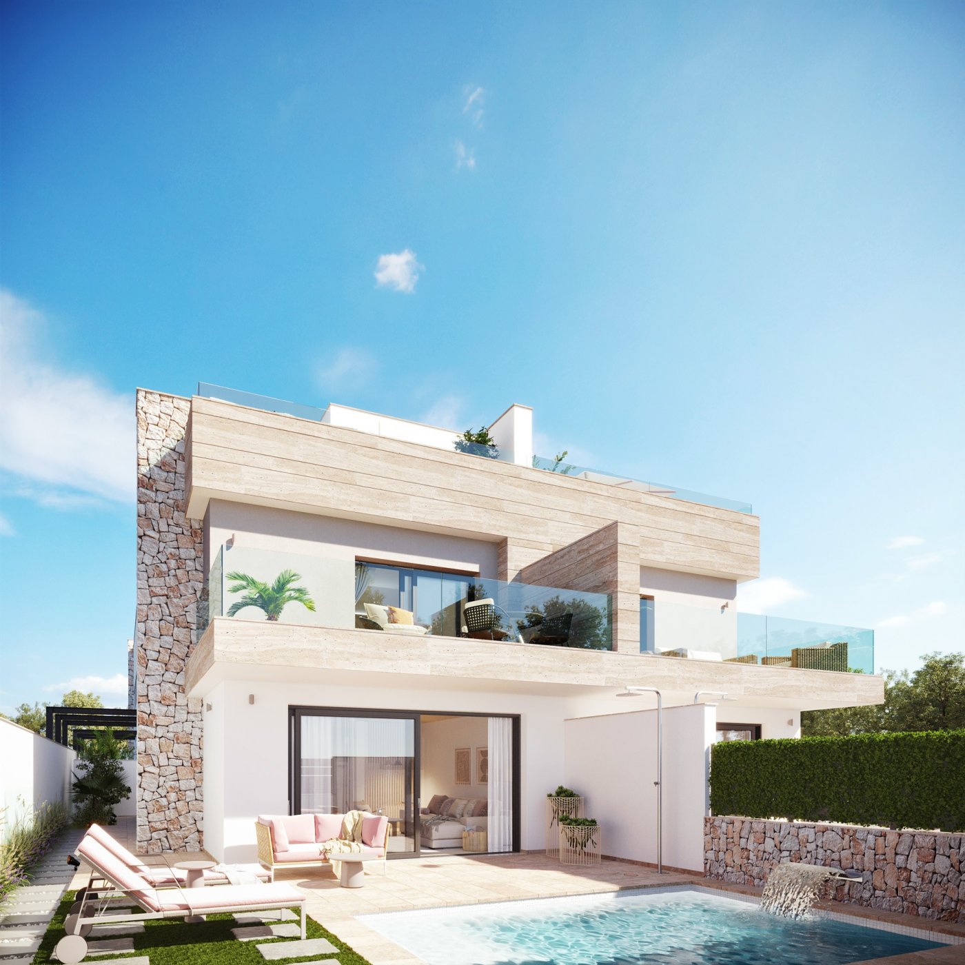 New Build - 3 Bedroom 3 Bathroom Villa in San Pedro del Pinatar - San Pedro Del Pinatar  - Murcia