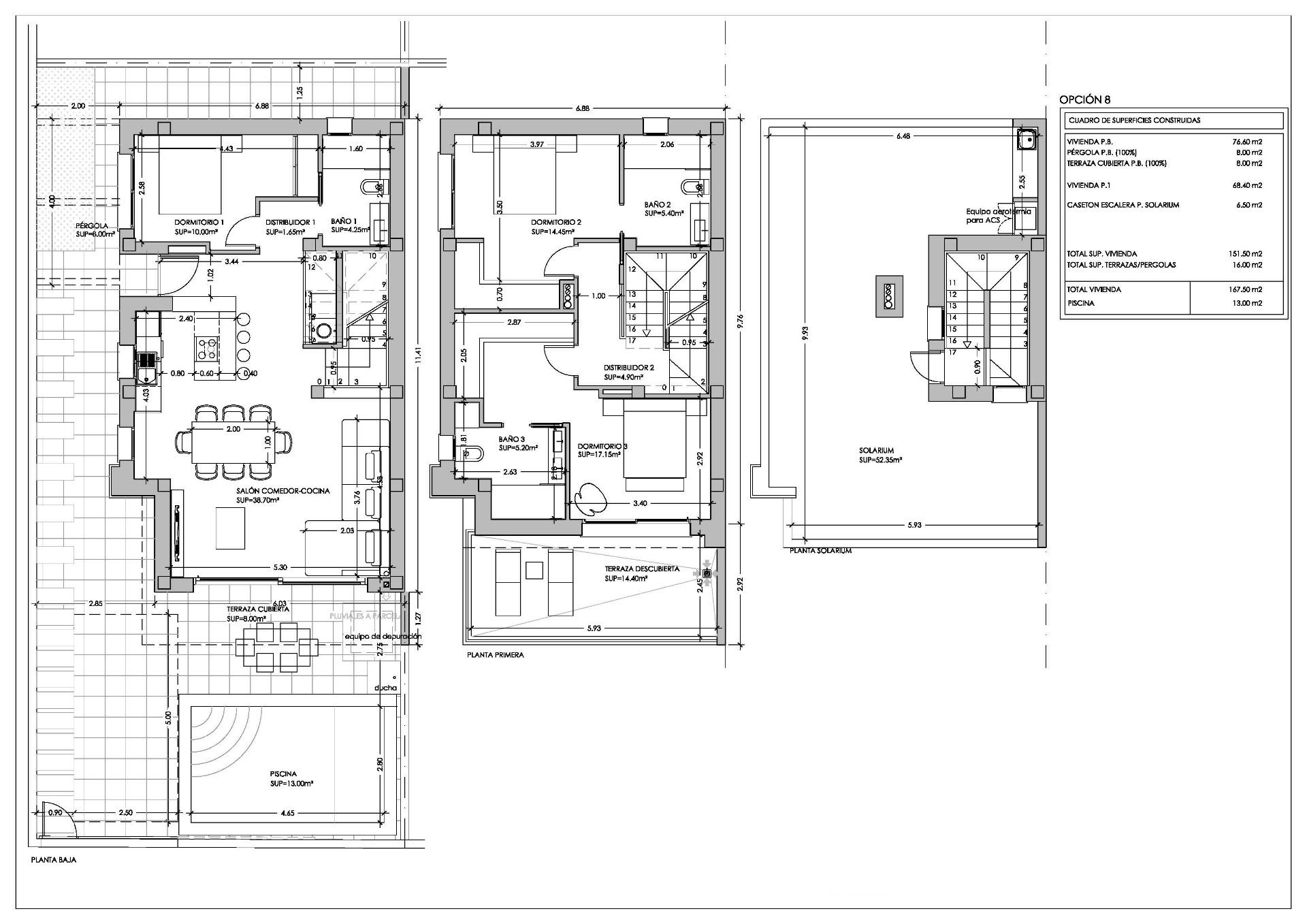 New Build - 3 Bedroom 3 Bathroom Villa in San Pedro del Pinatar - San Pedro Del Pinatar  - Murcia