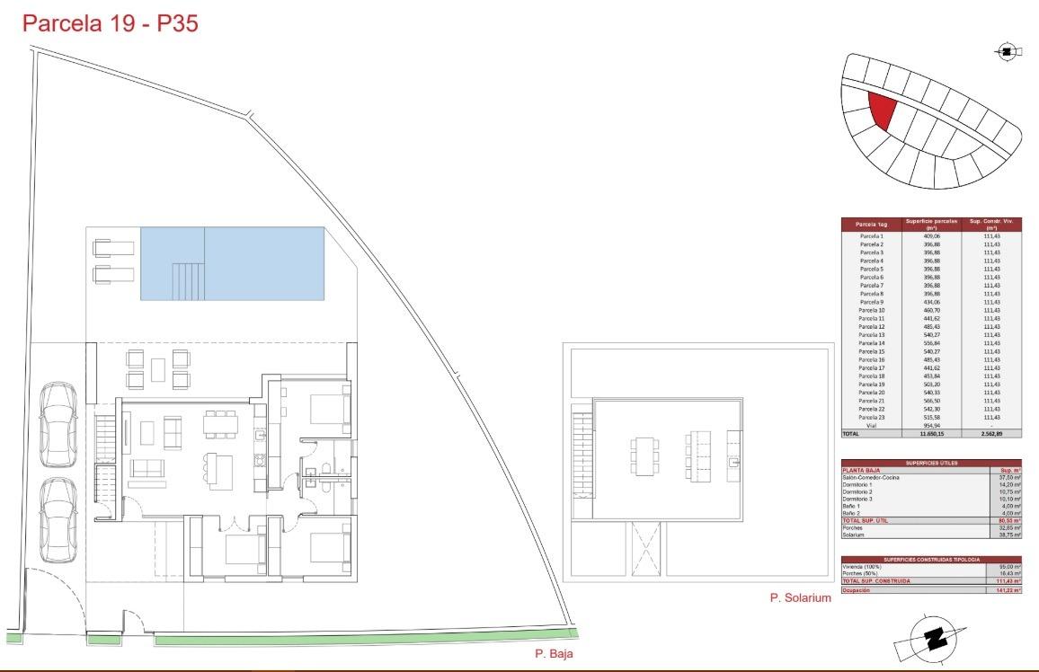 New Build - 3 Bedroom 2 Bathroom Villa in Fuente Álamo - Hacienda del Alamo  - Murcia