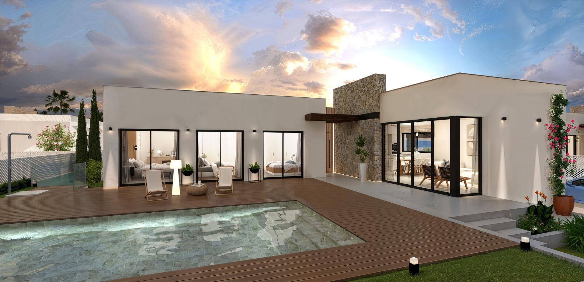 New Build - 3 Bedroom 2 Bathroom Villa in Torre Pacheco - Santa Rosalia Lake And Life Resort  - Murcia