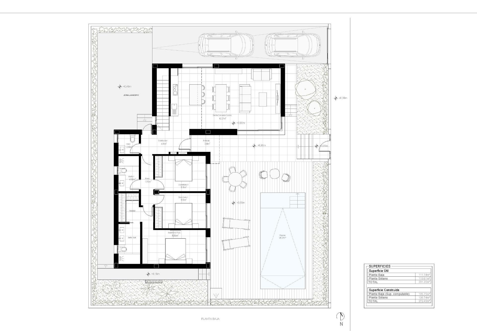 New Build - 3 Bedroom 2 Bathroom Villa in Torre Pacheco - Santa Rosalia Lake And Life Resort  - Murcia