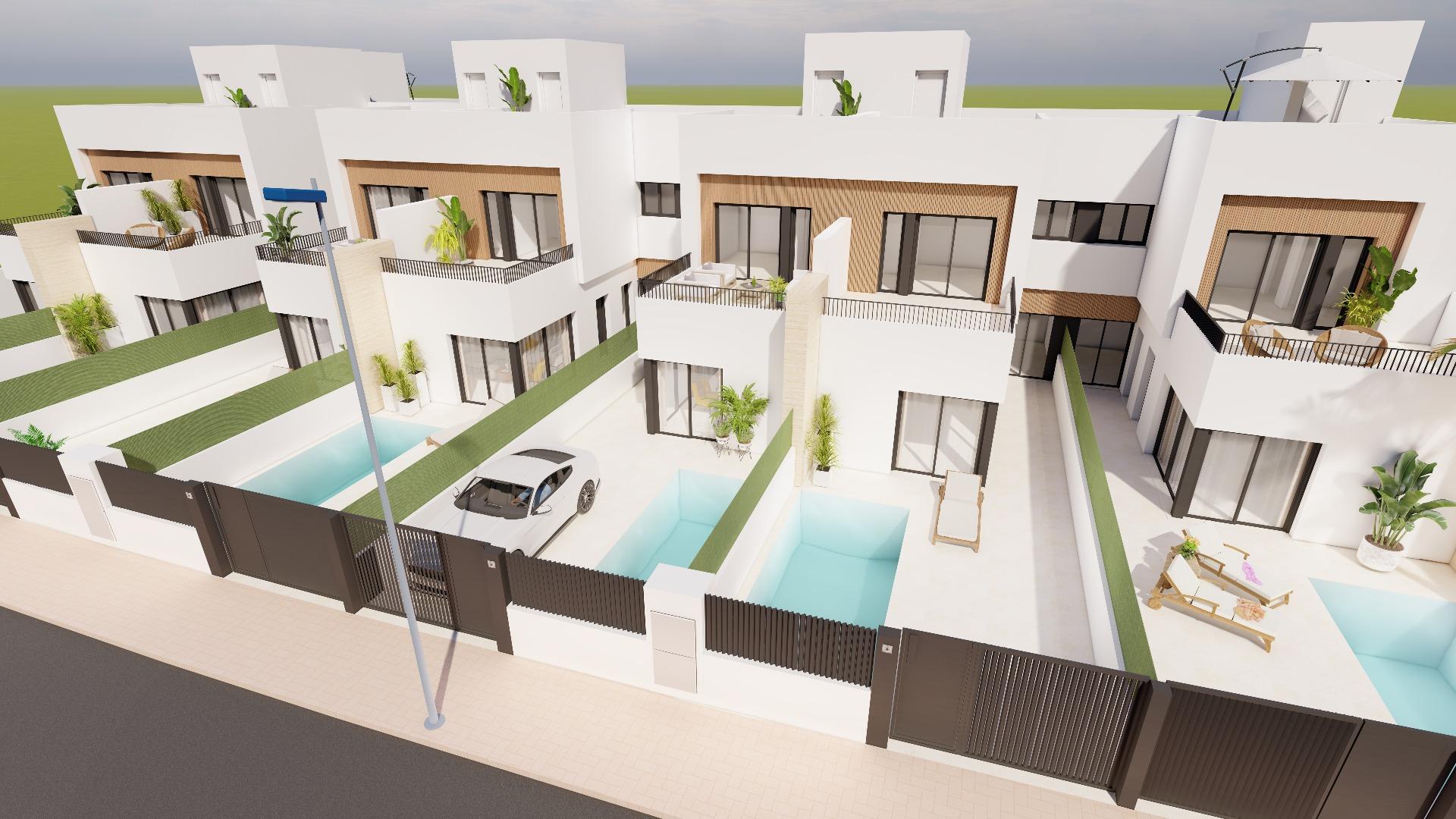 New Build - 3 Bedroom 3 Bathroom Villa in Santiago de la Ribera - Santiago De La Ribera  - Murcia