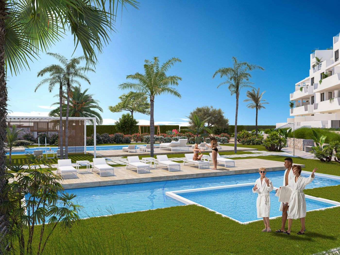 New Build - 2 Bedroom 2 Bathroom Apartment in Torre Pacheco - Santa Rosalia Lake and Life Resort  - Murcia