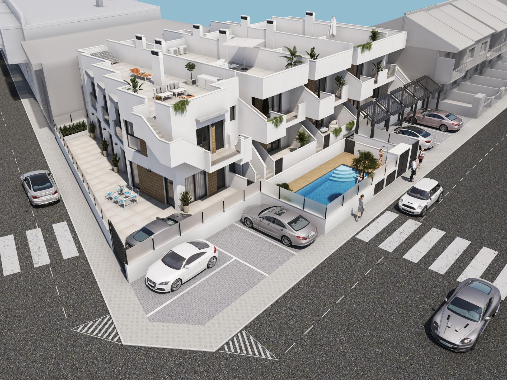 New Build - 1 Bedroom 1 Bathroom Bungalow in San Pedro del Pinatar - Los Antolinos  - Murcia