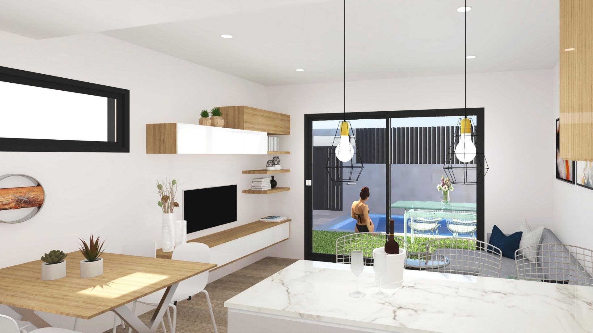 New Build - 3 Bedroom 3 Bathroom Villa in San Javier - Santiago De La Ribera  - Murcia