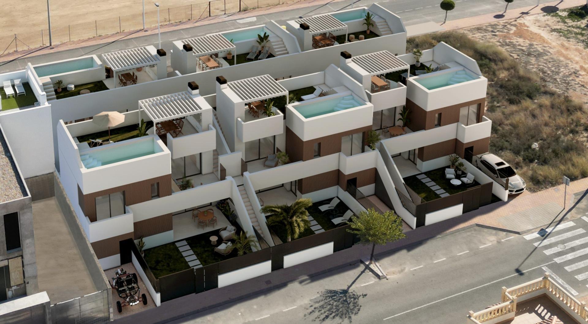 New Build - 2 Bedroom 2 Bathroom Bungalow in San Pedro del Pinatar - Lo Pagan  - Murcia