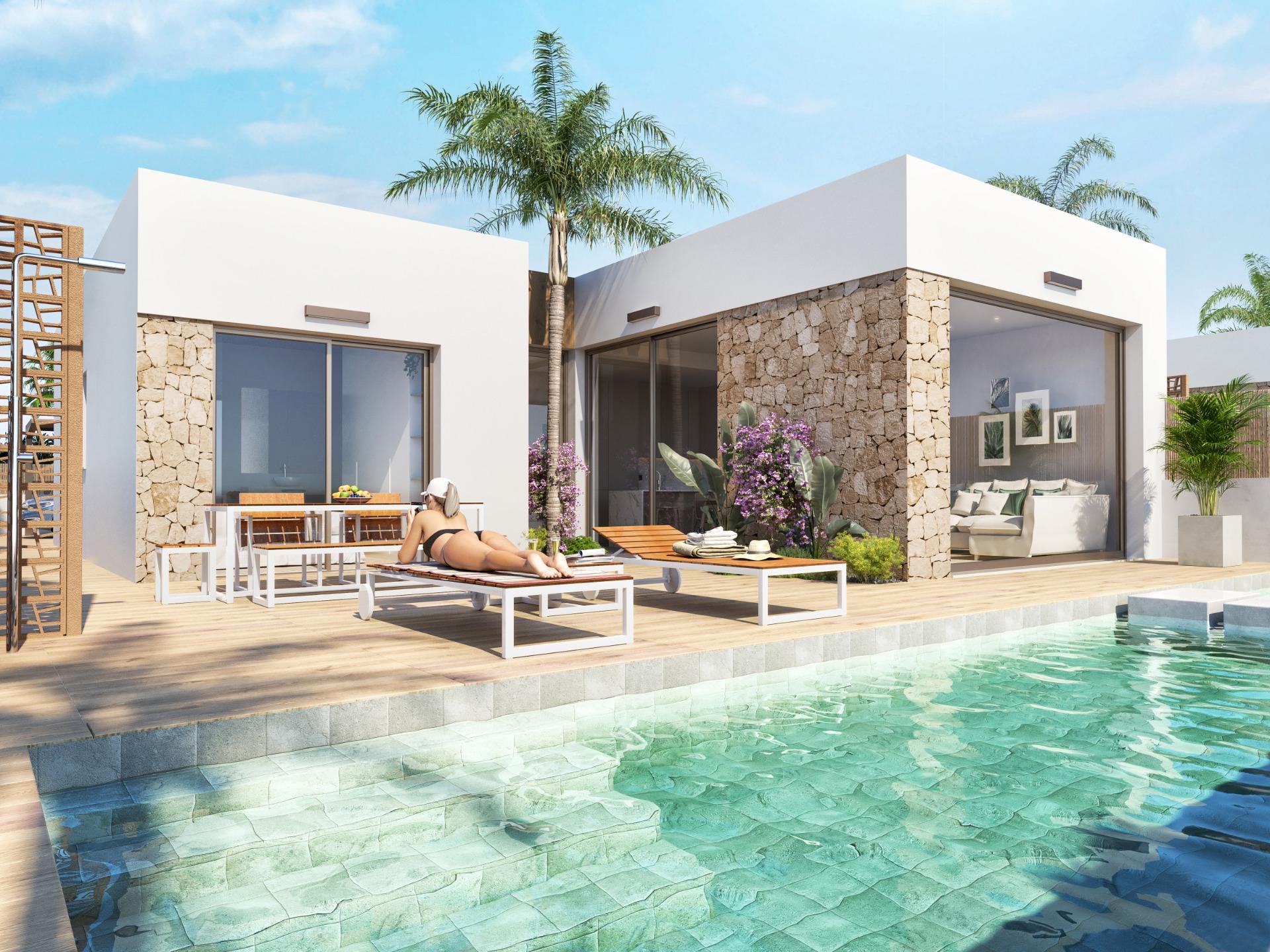 New Build - 3 Bedroom 2 Bathroom Villa in Los Alcazares - Serena Golf  - Murcia