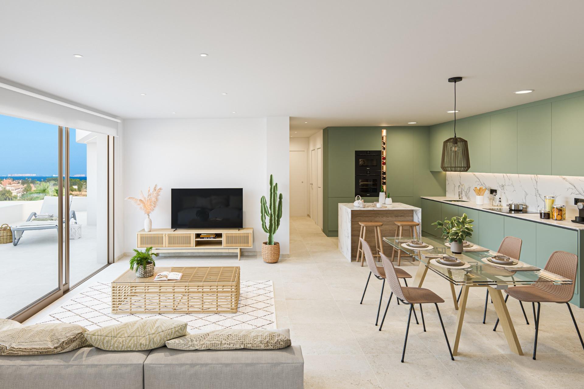 New Build - 2 Bedroom 2 Bathroom Apartment in Los Alcazares - Serena Golf  - Murcia