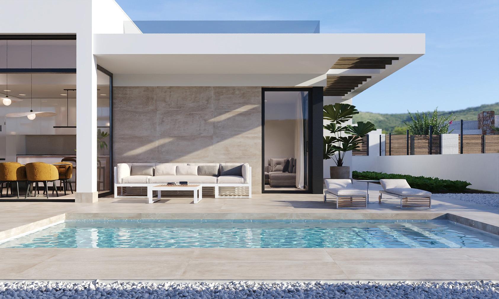 New Build - 3 Bedroom 2 Bathroom Villa in Fuente Álamo - Hacienda del Alamo  - Murcia