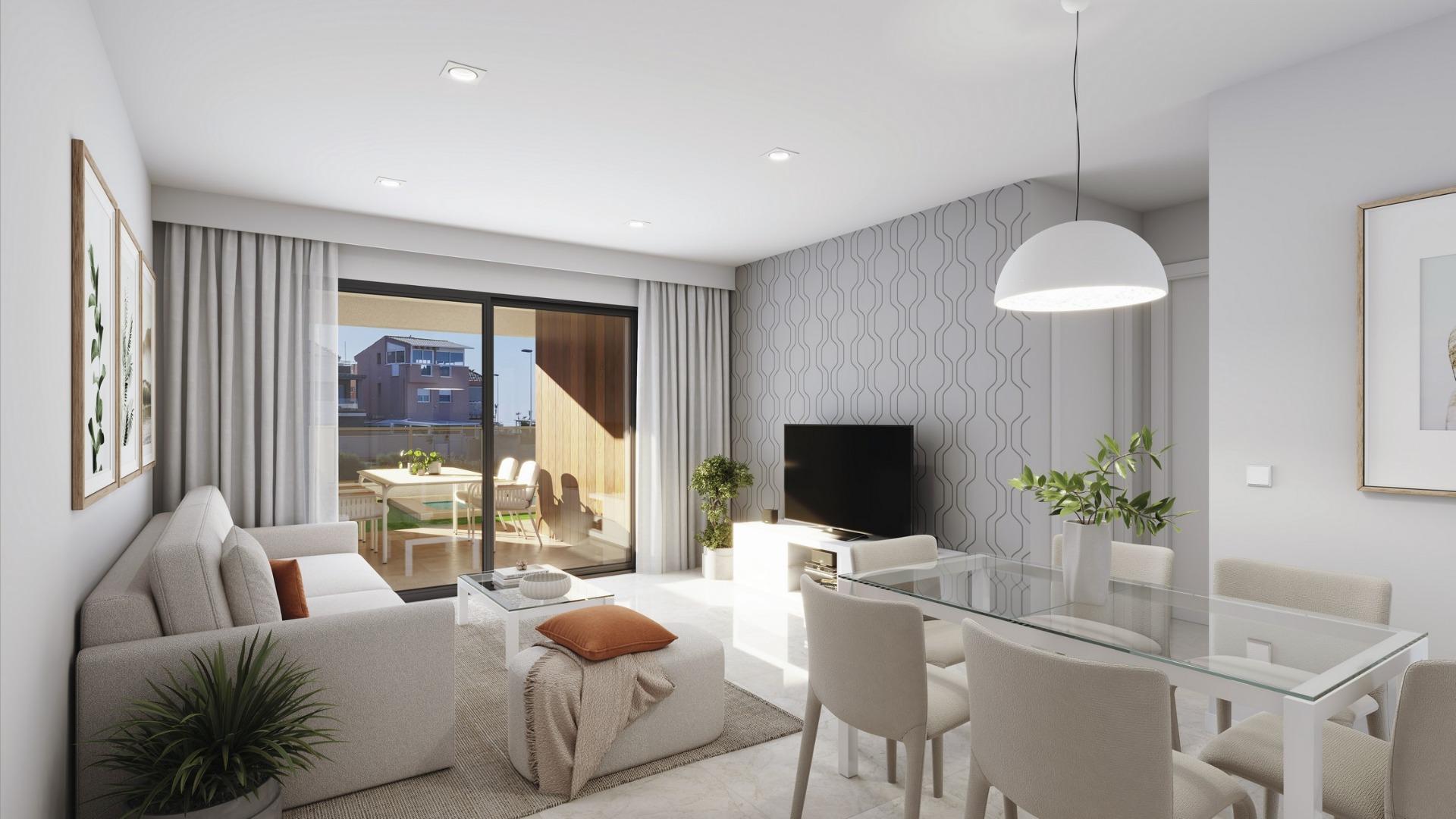 New Build - 2 Bedroom 2 Bathroom Bungalow in Puerto de Mazarron - Playa Negra  - Murcia