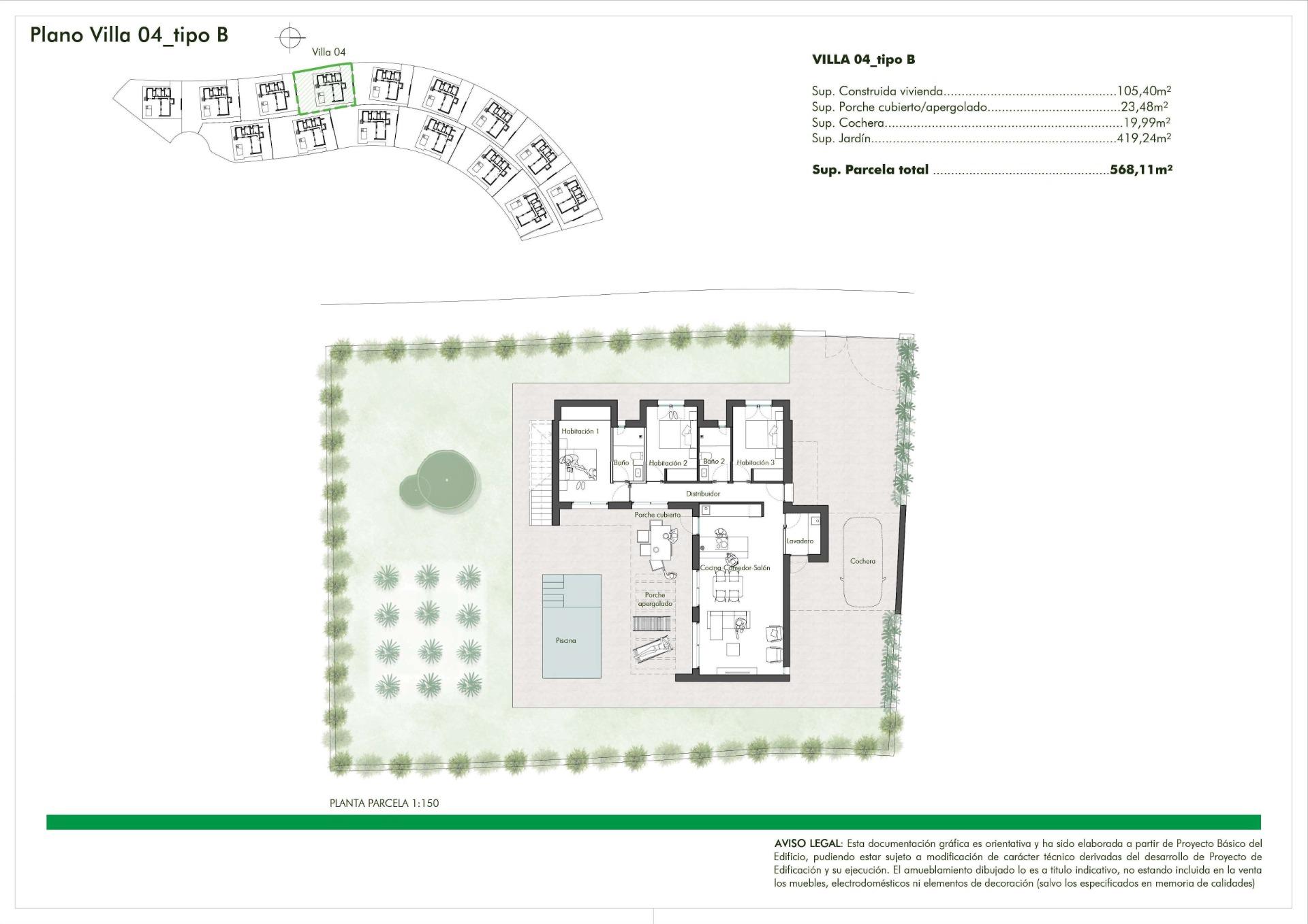 New Build - 3 Bedroom 2 Bathroom Villa in Fuente Álamo - Hacienda del Alamo  - Murcia