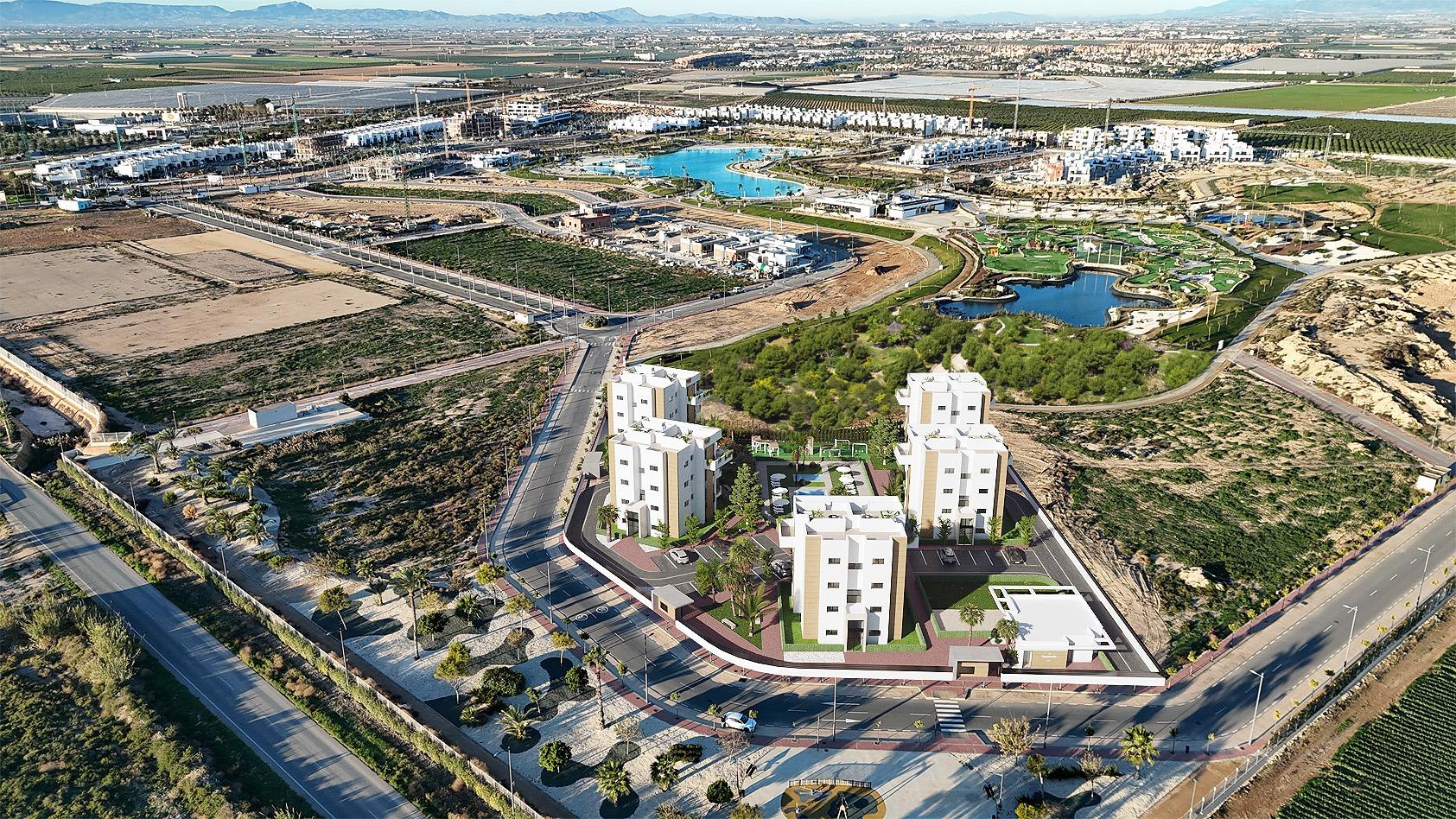 New Build - 2 Bedroom 2 Bathroom Apartment in Torre Pacheco - Santa Rosalia Lake And Life Resort  - Murcia