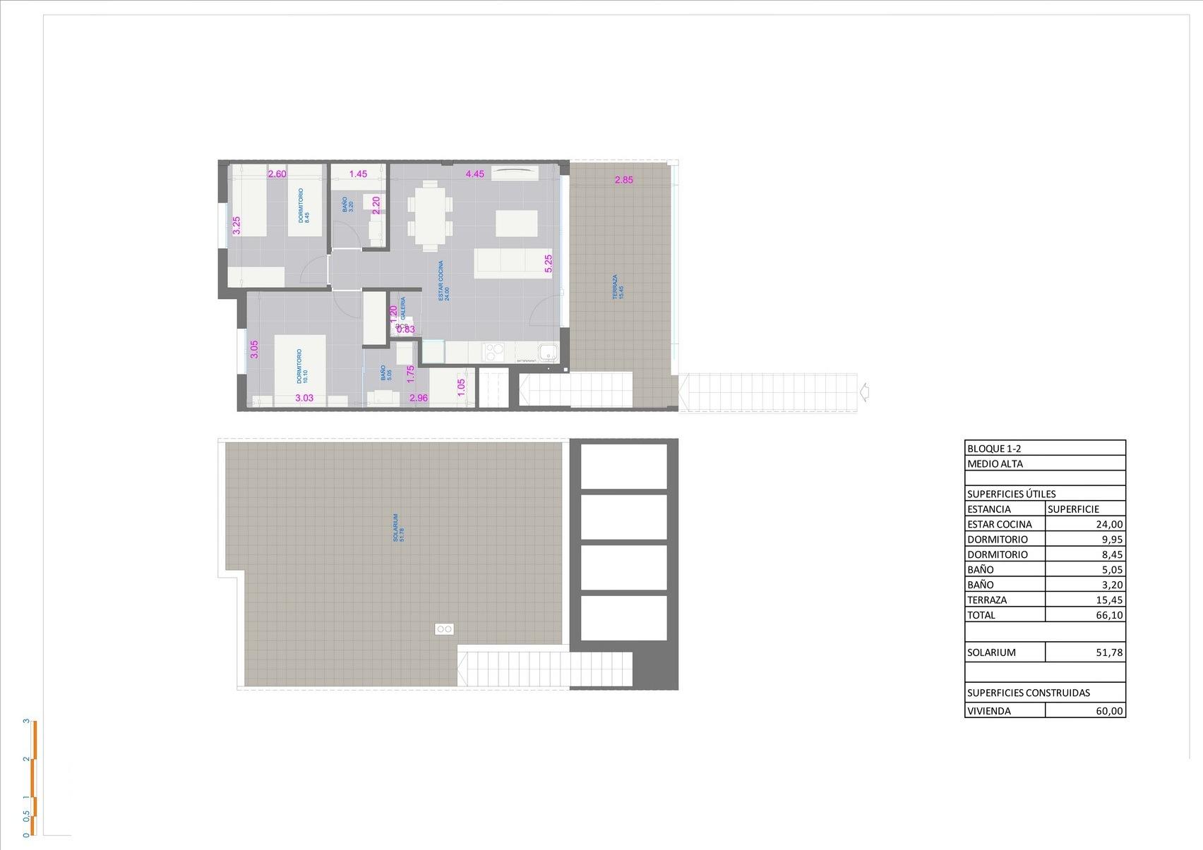 For sale - 2 Bedroom 2 Bathroom Bungalow in Pilar de La Horadada - pueblo  - Alicante